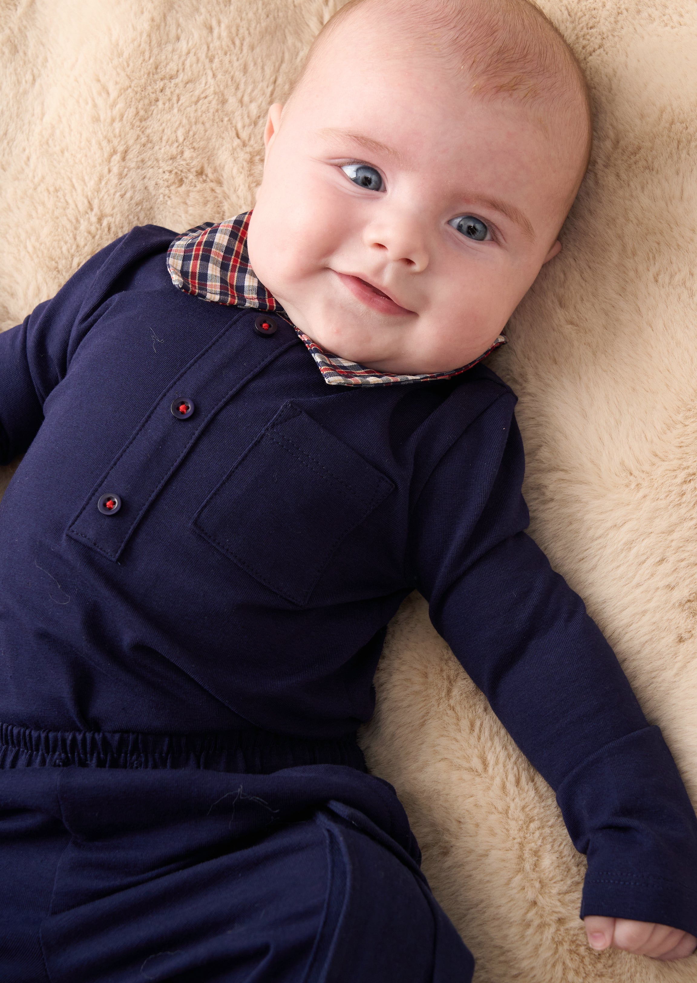 Archie Navy Smart Bodysuit And Jogger