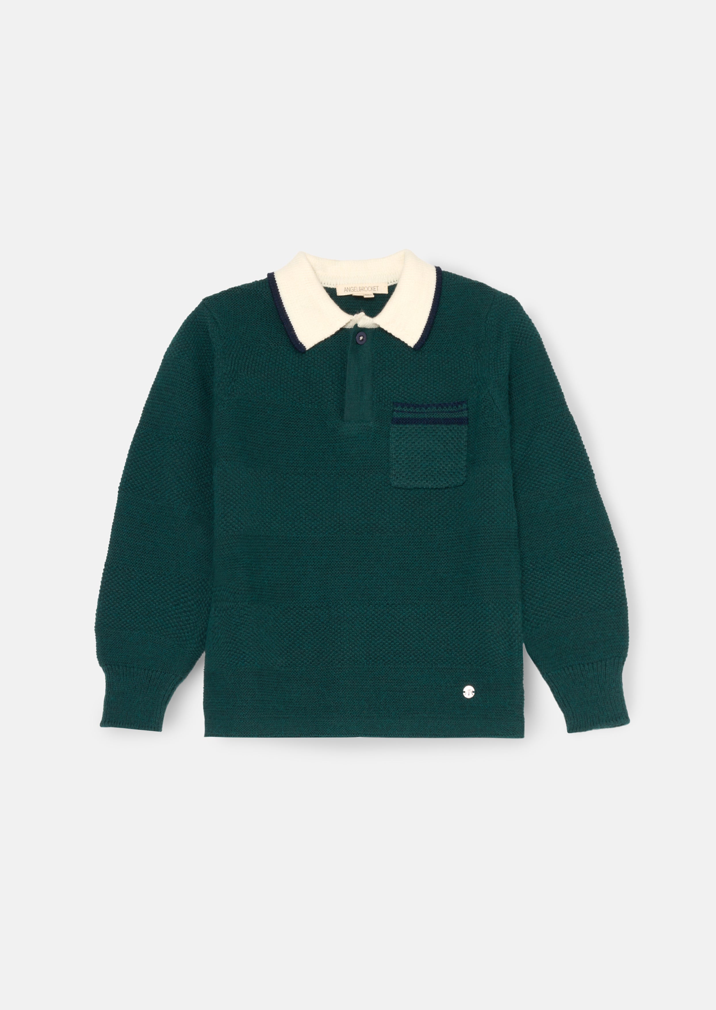 Landon Textured Knitted Polo