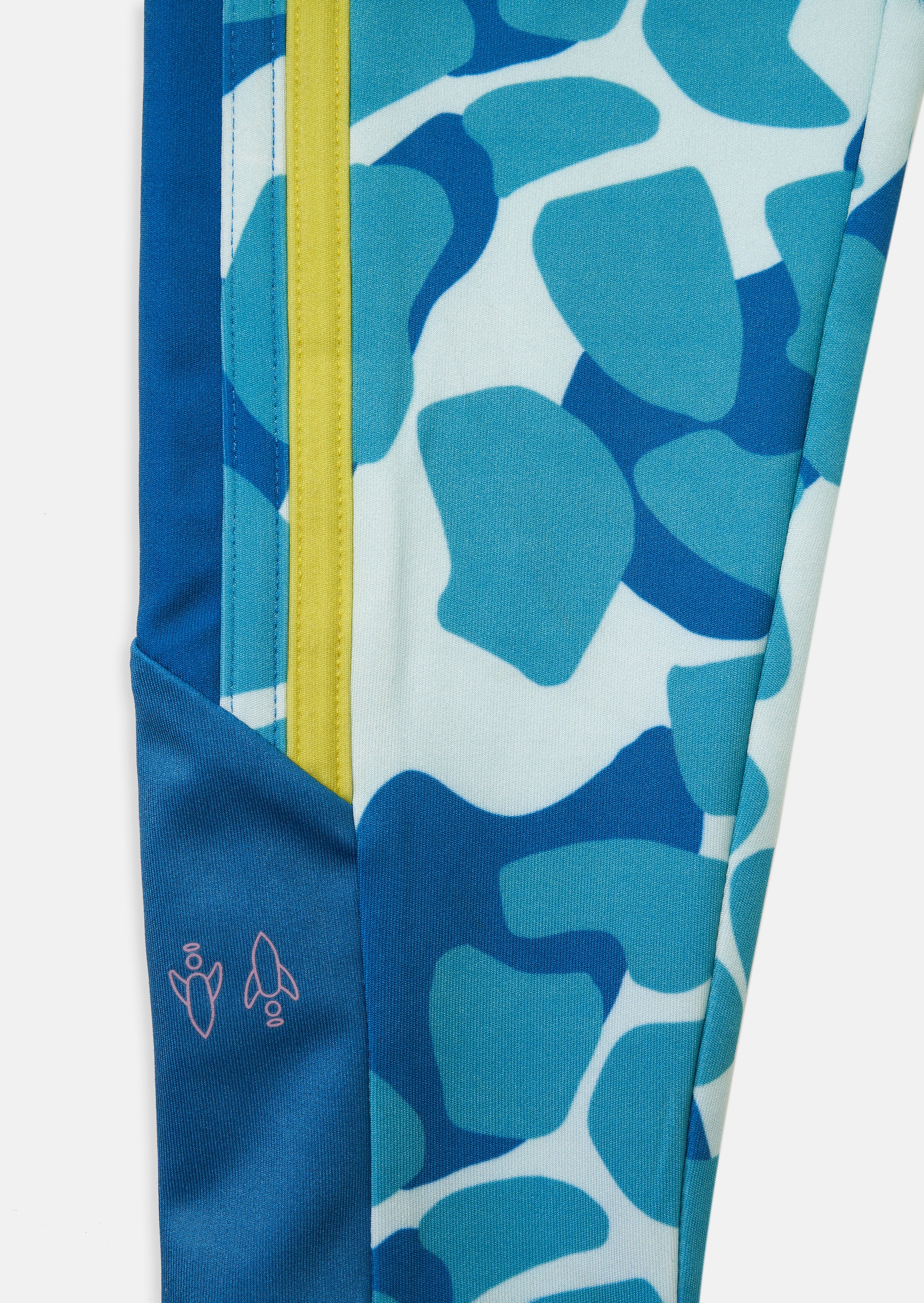Lara Blau Druck Leggings