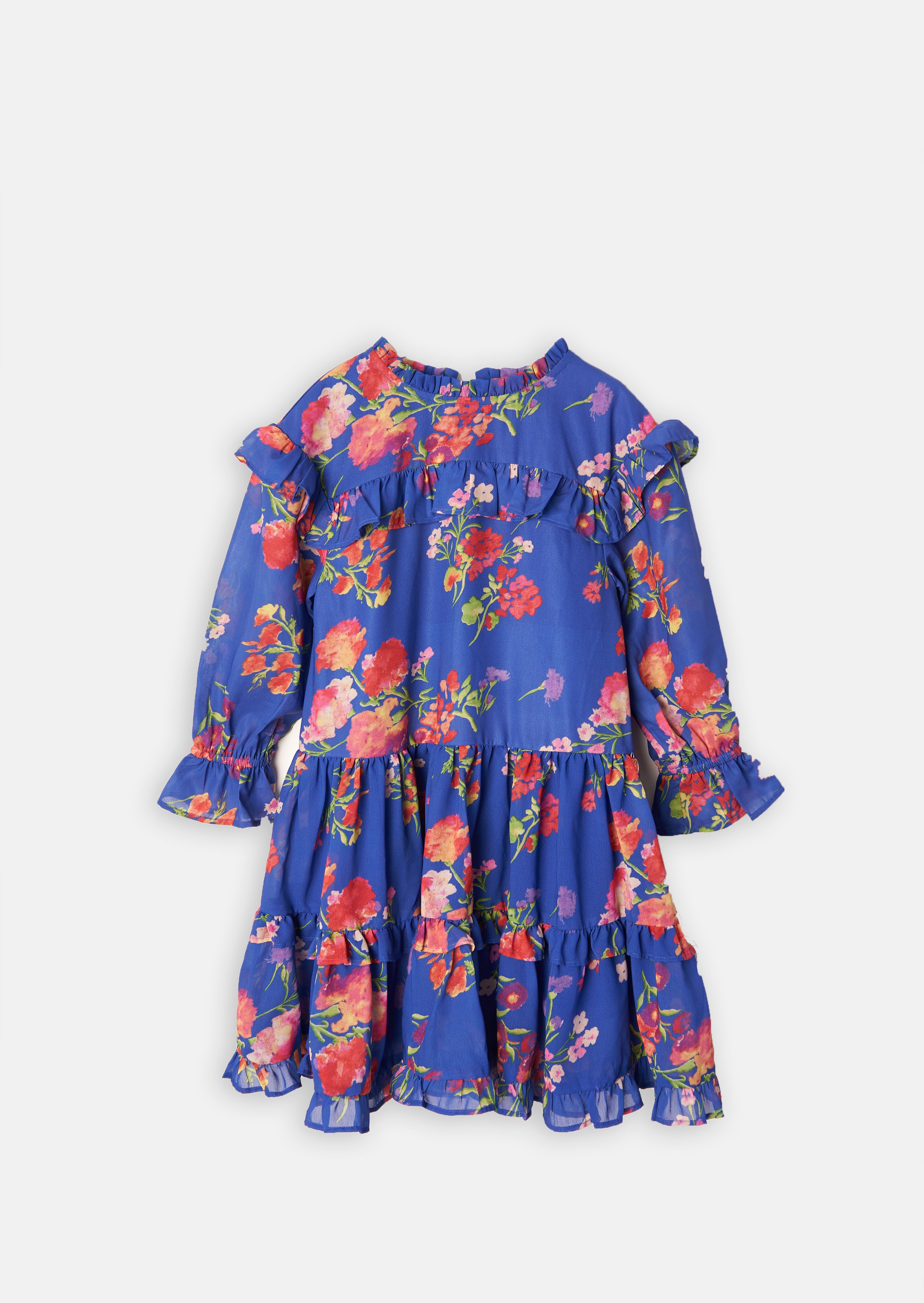 Alexis bedrucktes Georgette-Kleid