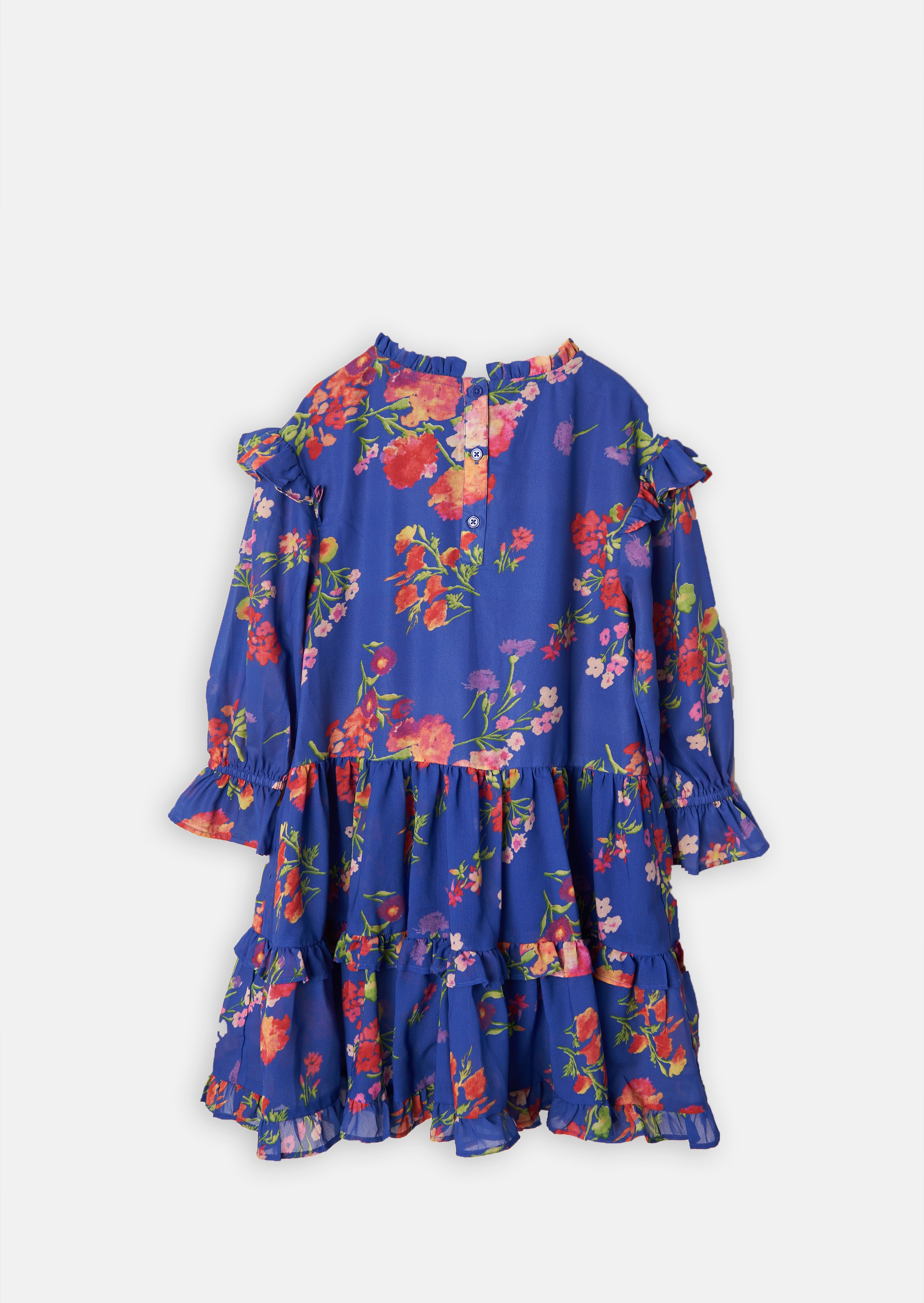 Alexis bedrucktes Georgette-Kleid