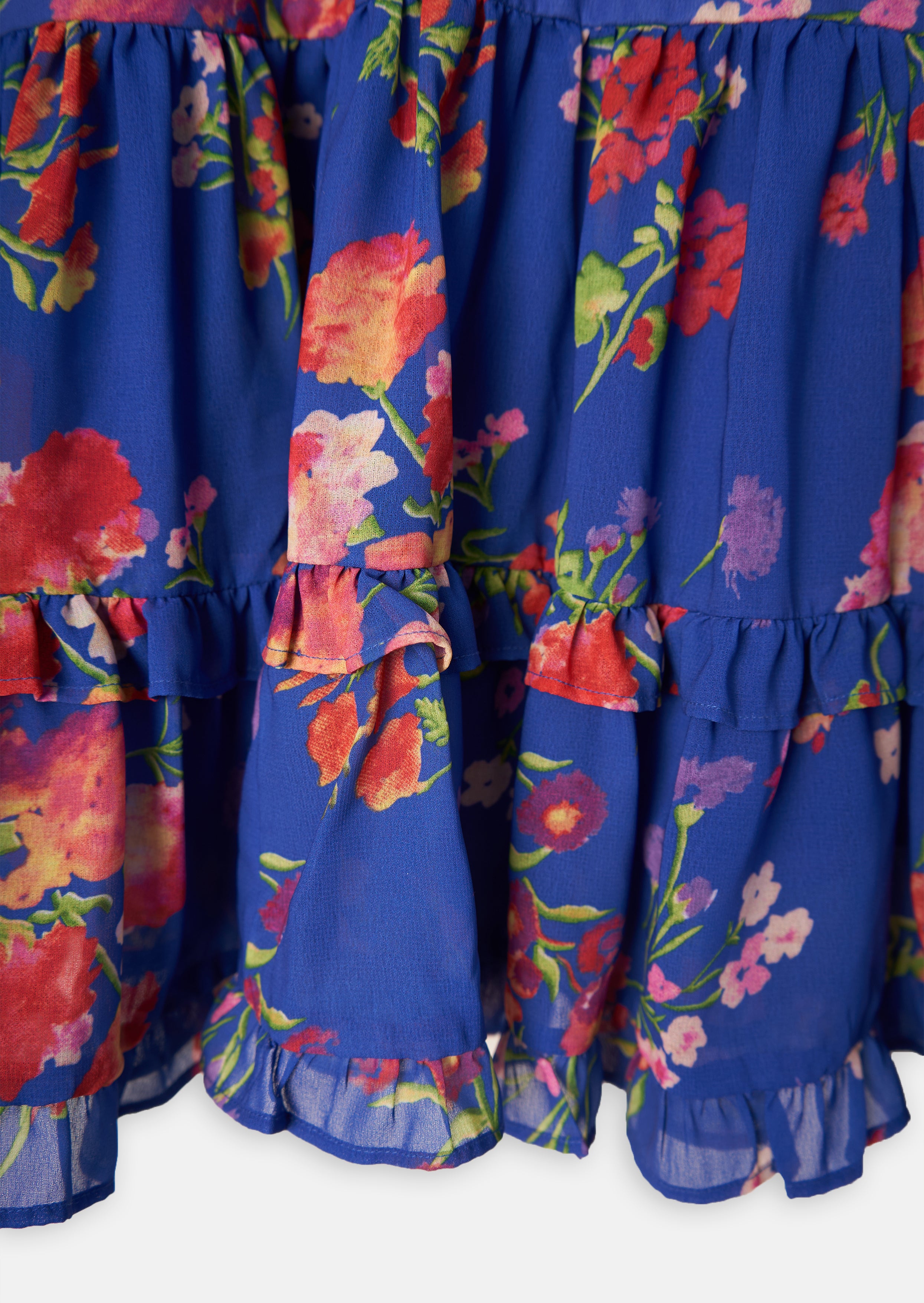 Alexis bedrucktes Georgette-Kleid