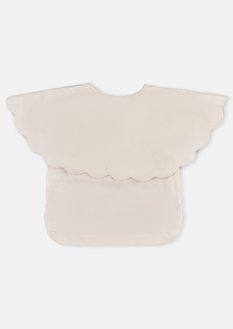Margaux Cape Collar Woven Top