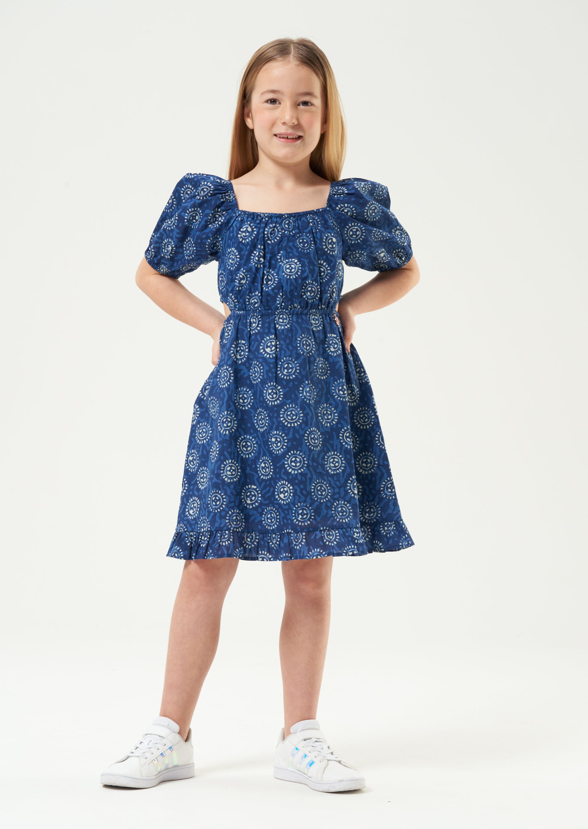 Robe bleue batik Thea