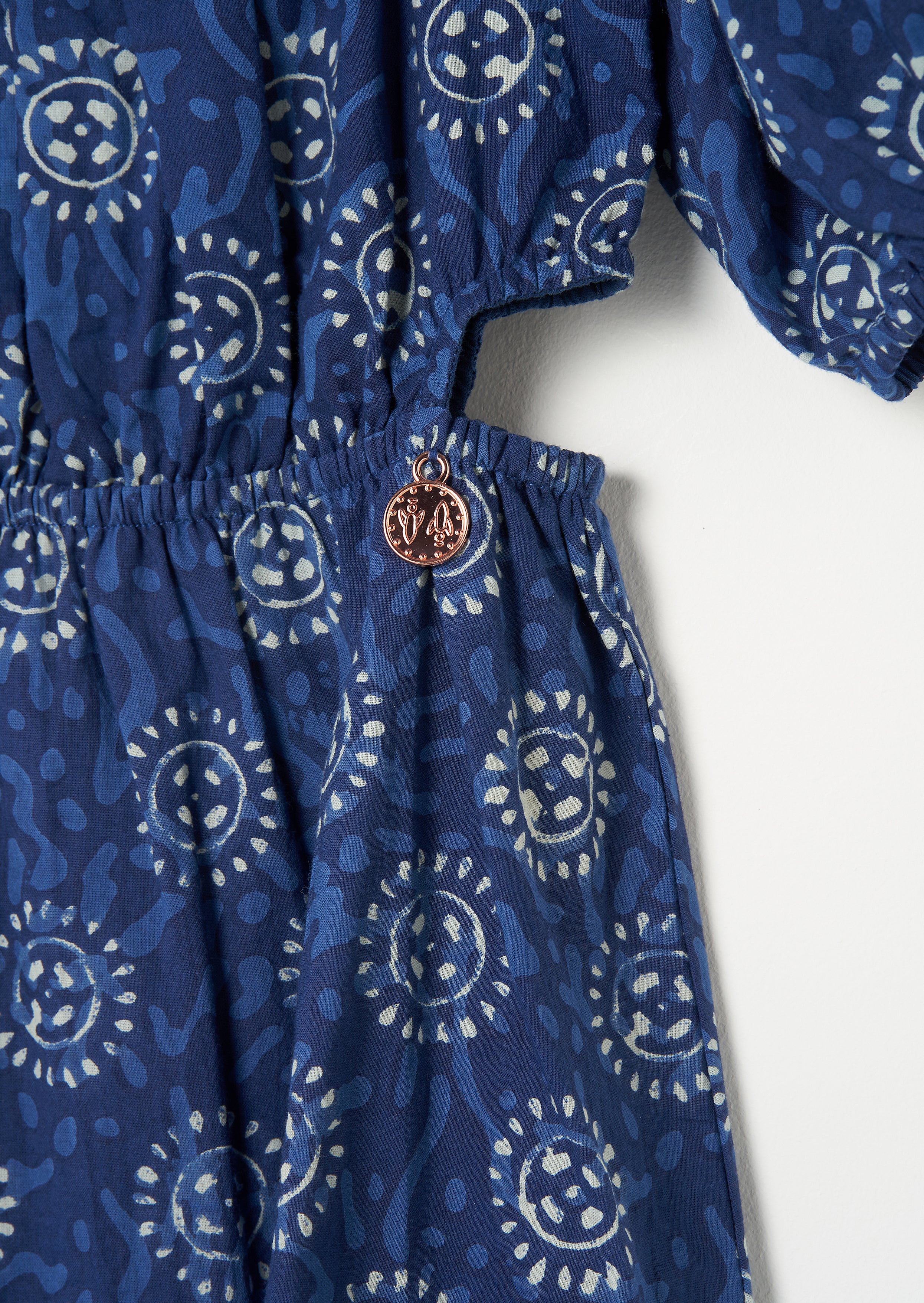 Robe bleue batik Thea