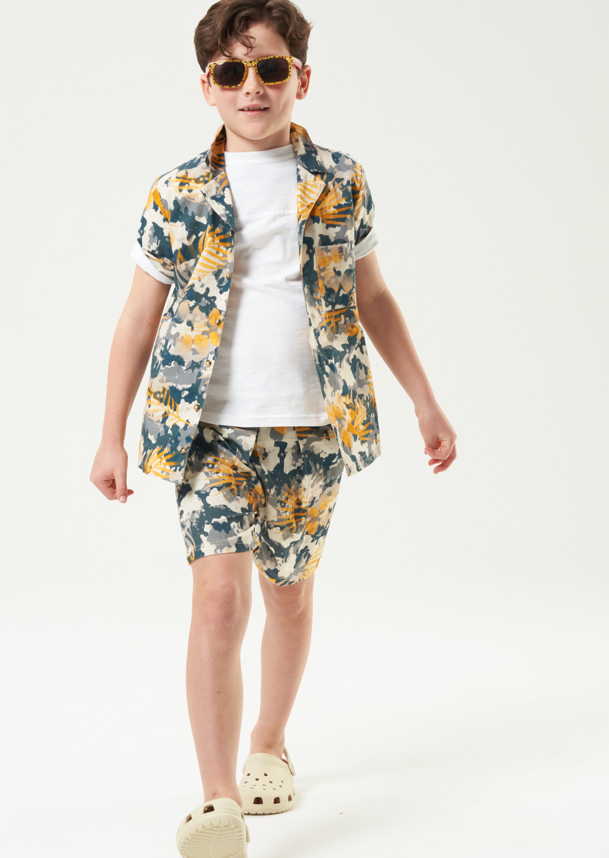 Boys Shorts And Shirt Set Angel & Rocket