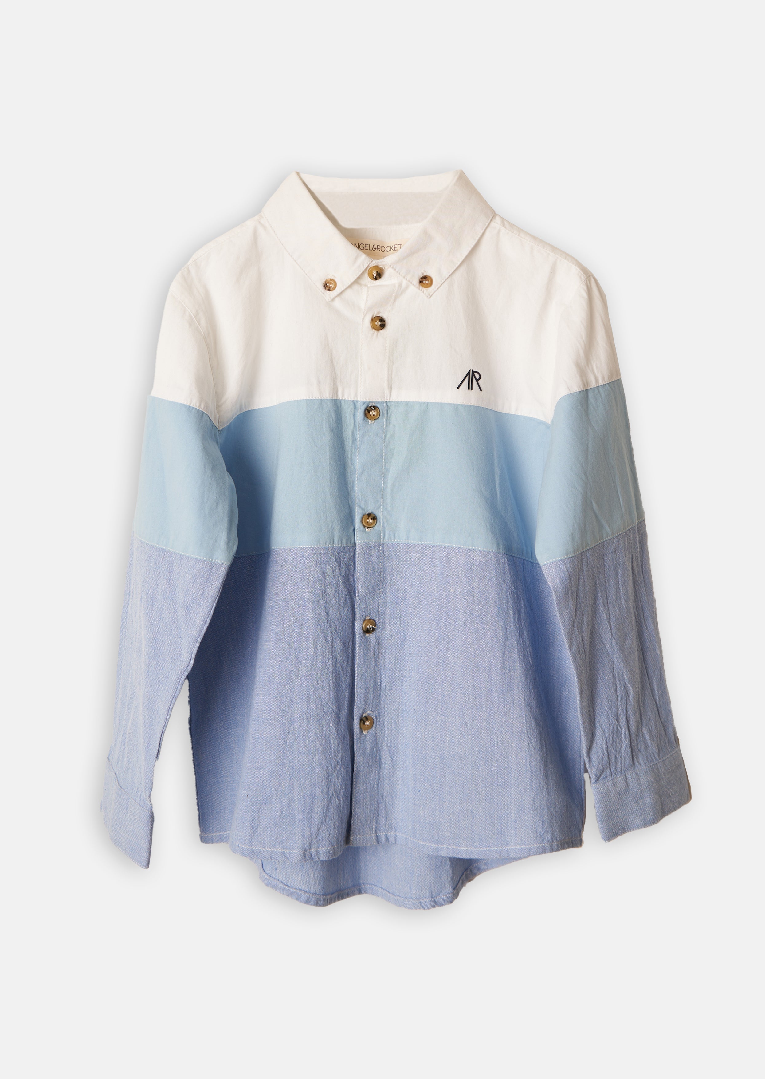 Chemise à panneaux Atticus en chambray