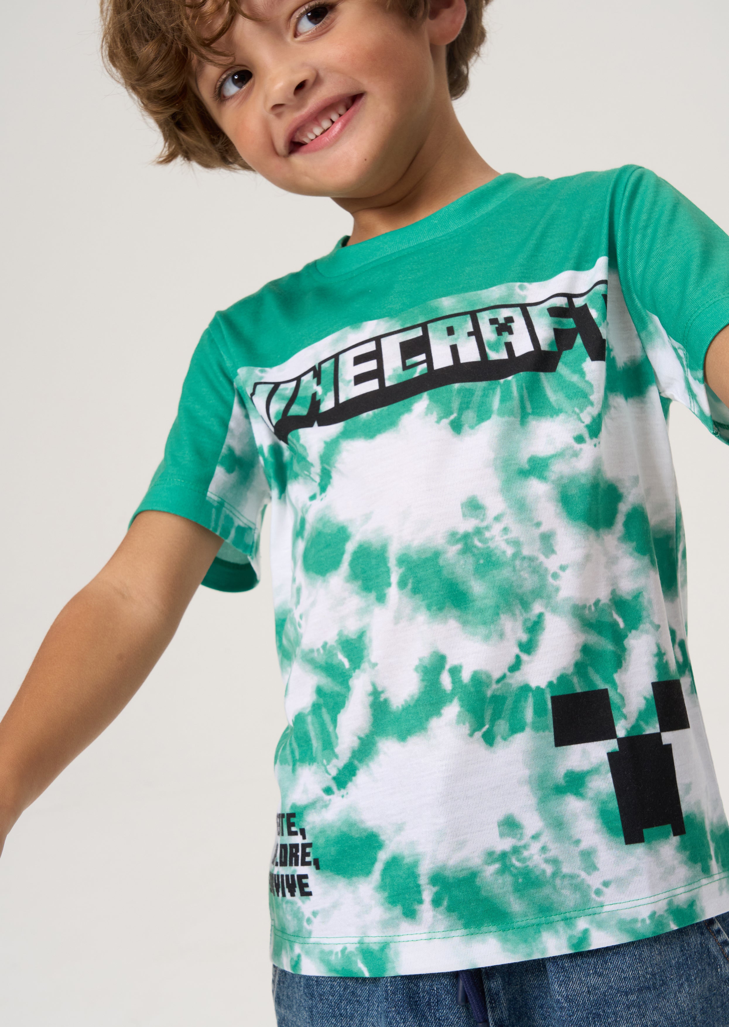 Minecraft Colourblock T-Shirt