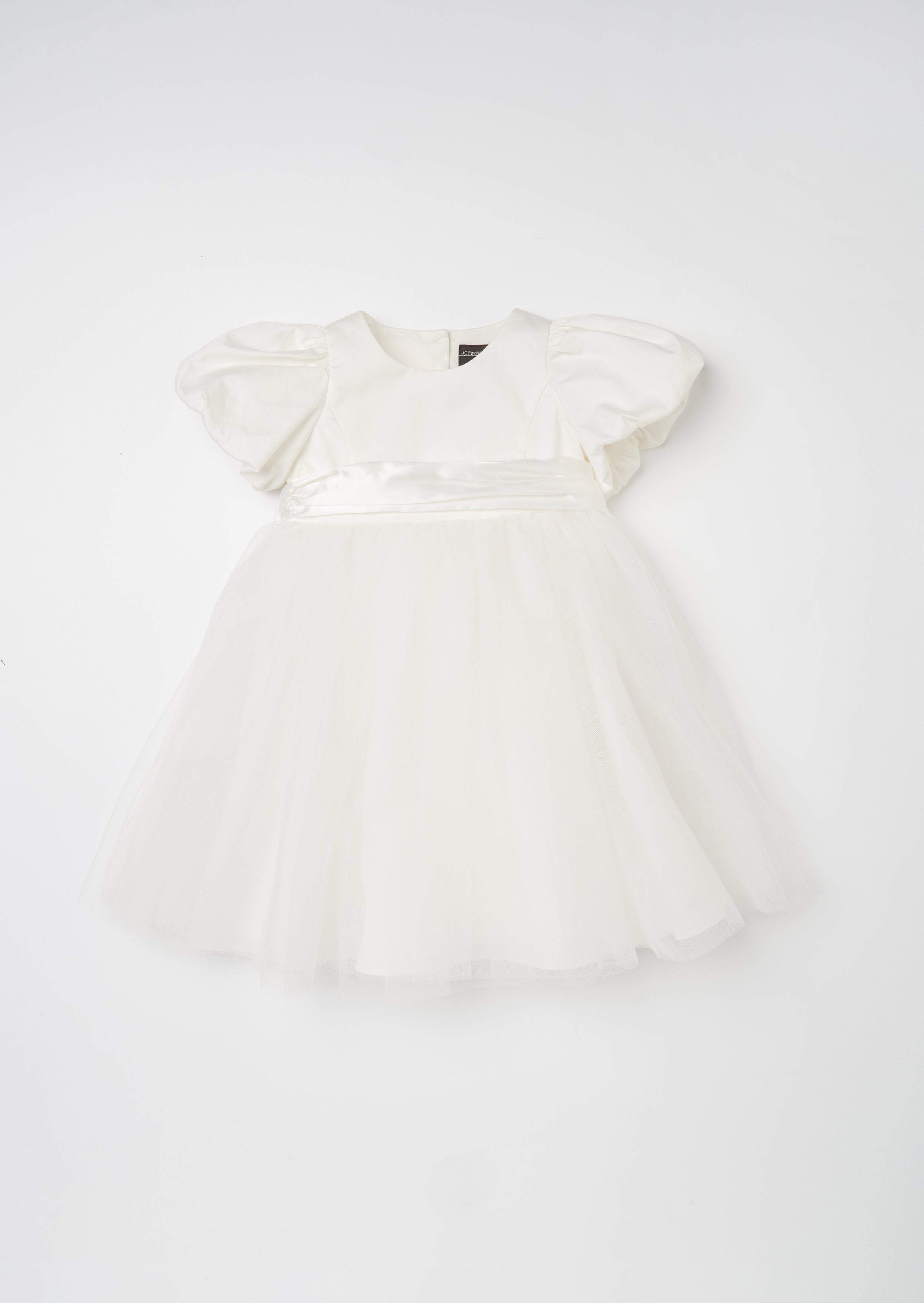 Vestito con fascia in tulle per bambina Selene