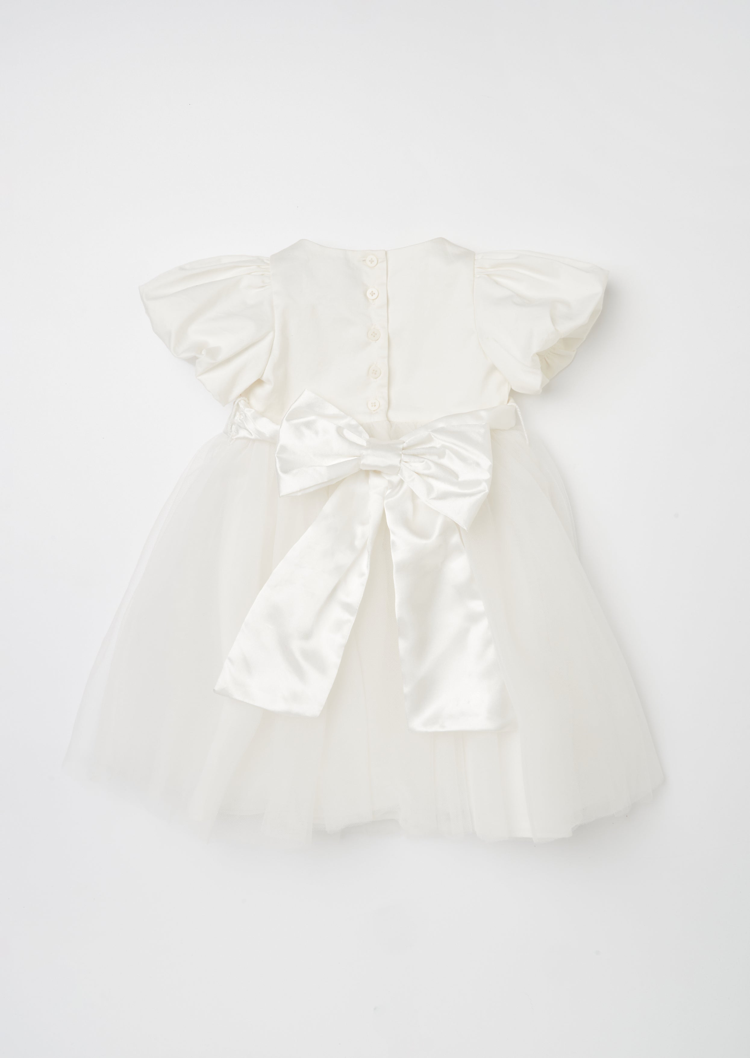 Vestito con fascia in tulle per bambina Selene