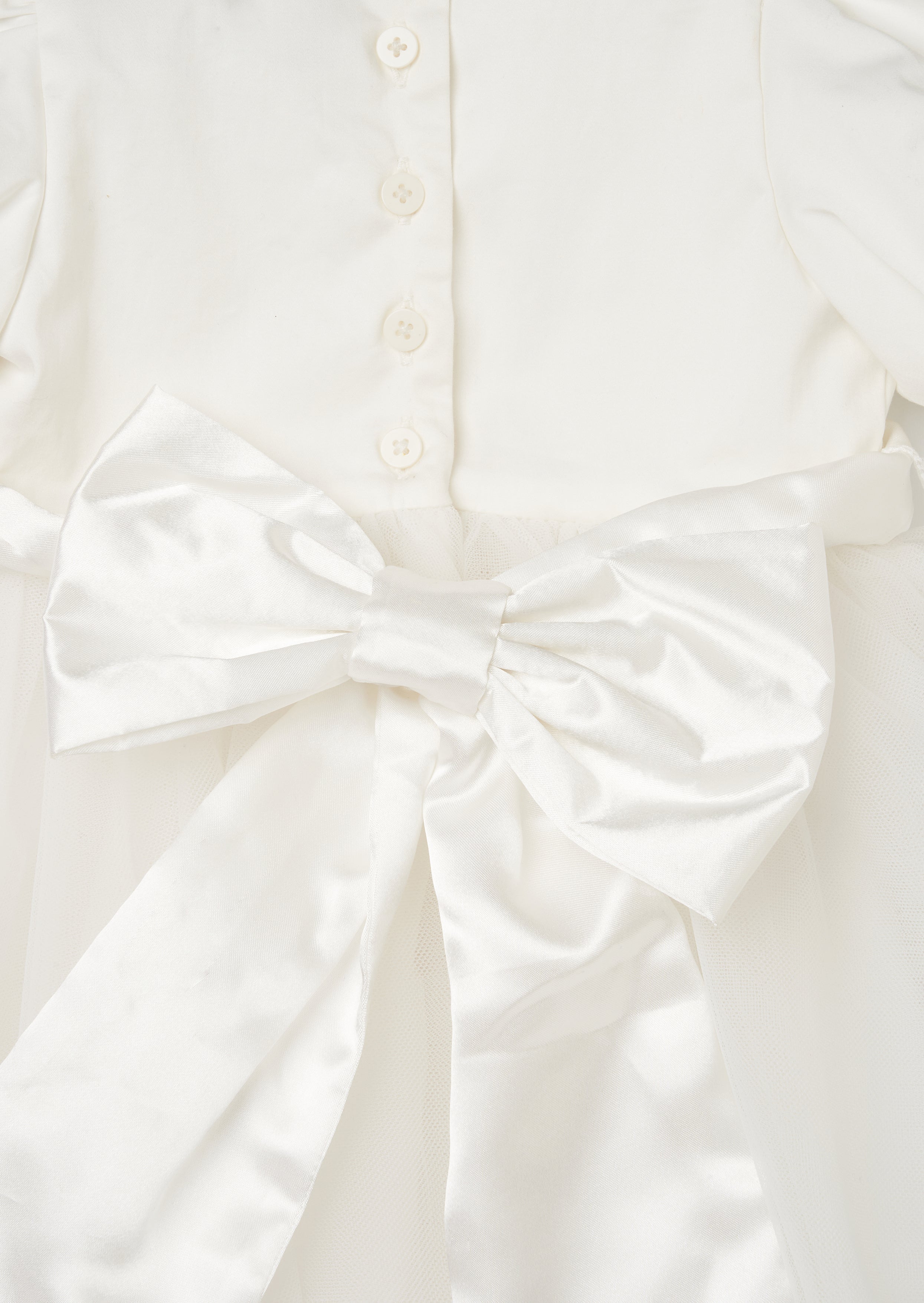 Vestito con fascia in tulle per bambina Selene