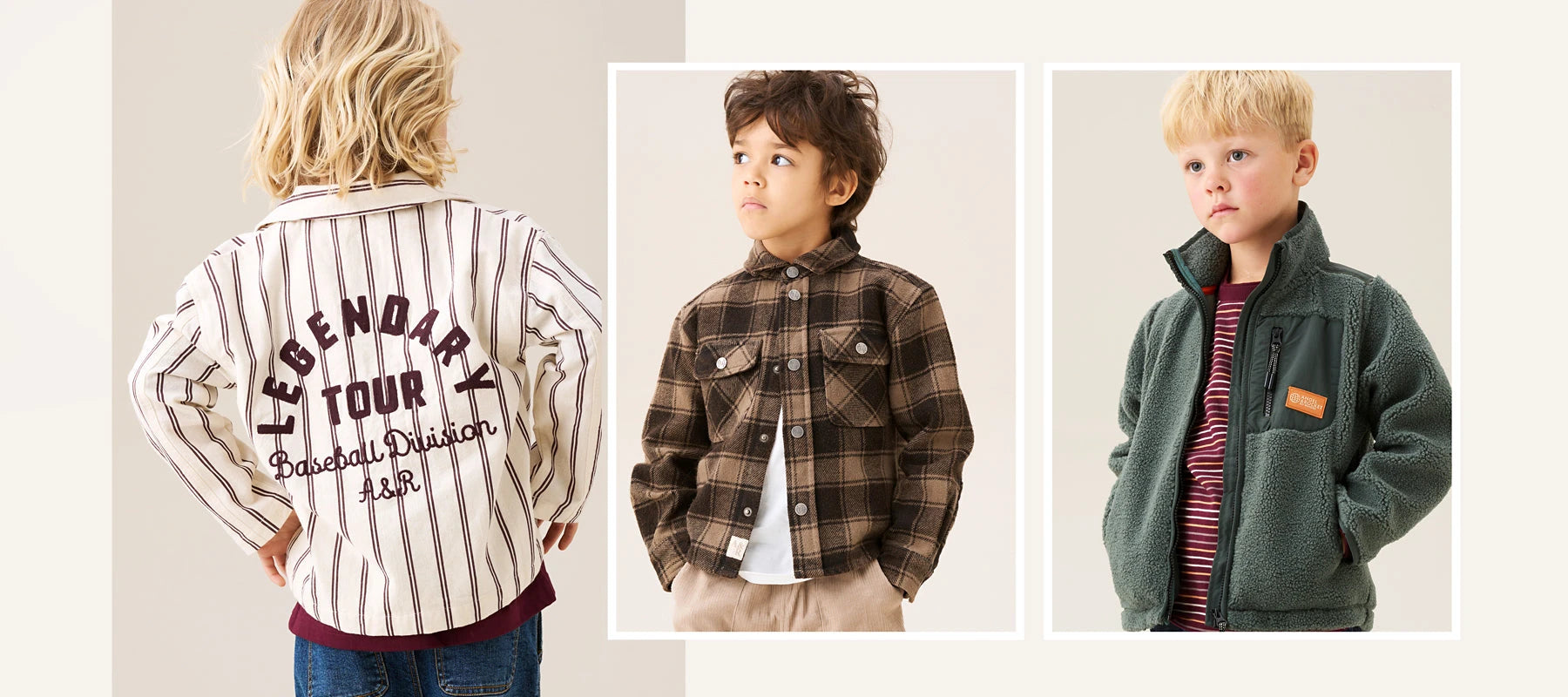 Boys jackets and coats