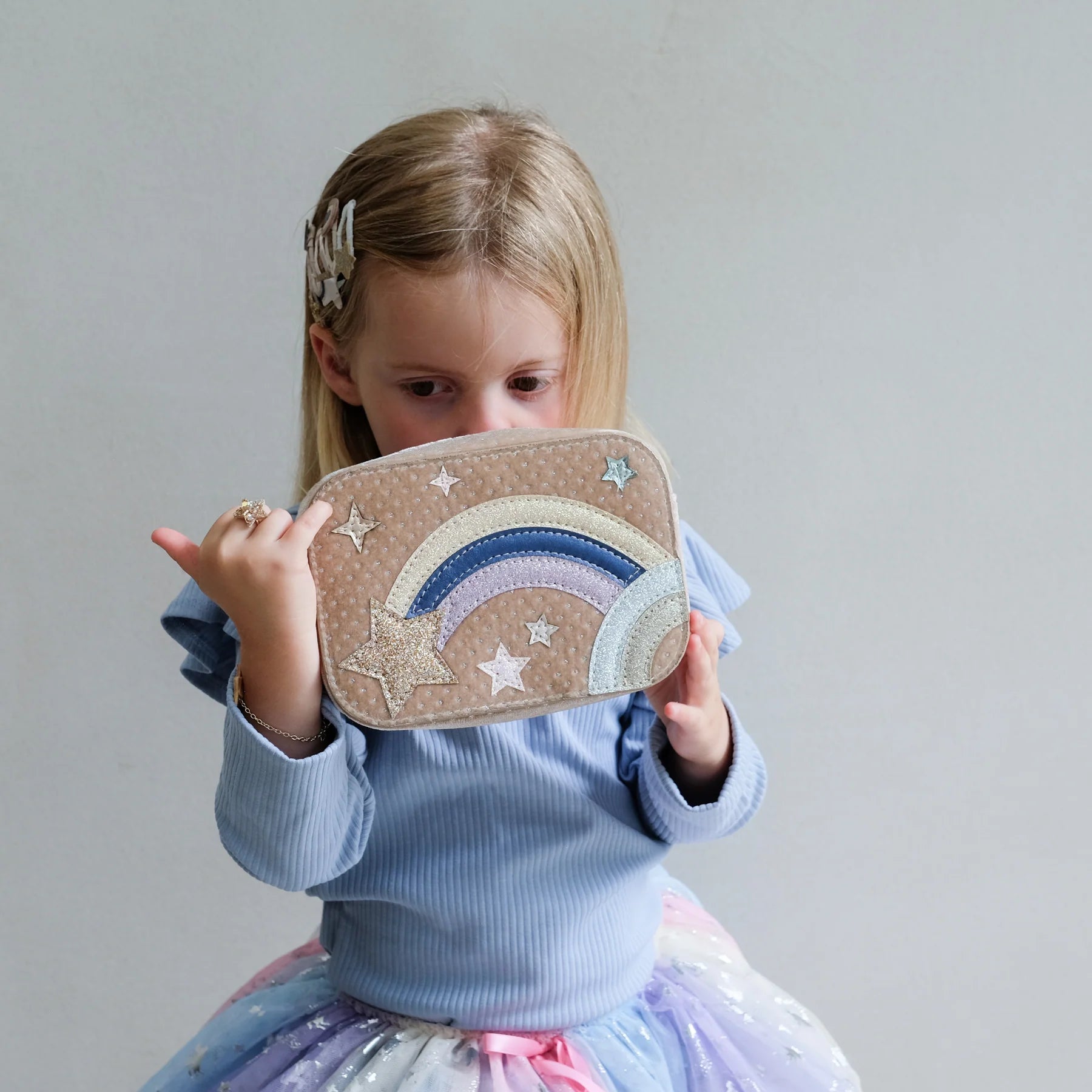 Mimi & Lula Celestial Star Velvet Bag