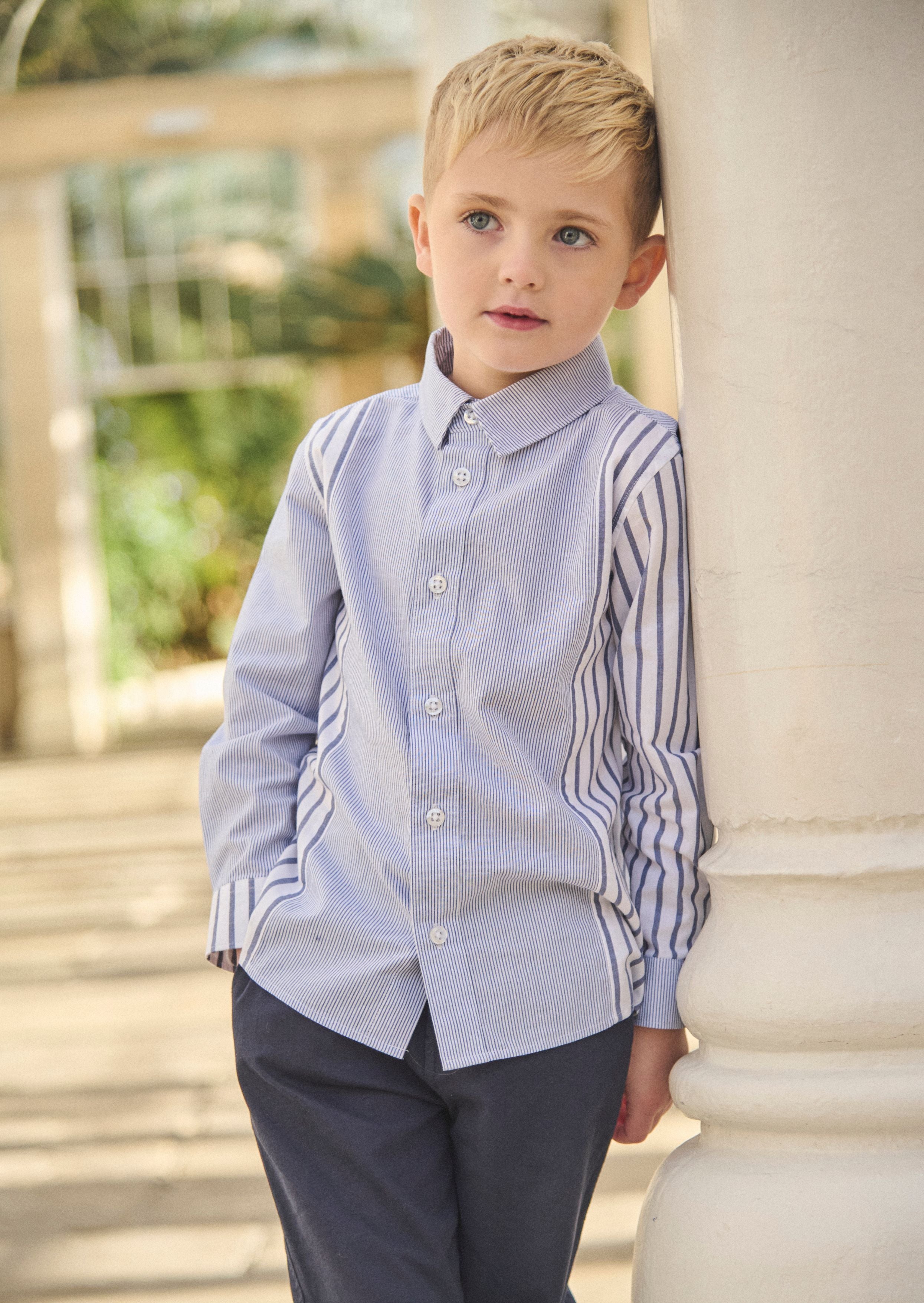 Miles Cut & Sew Stripe Shirt