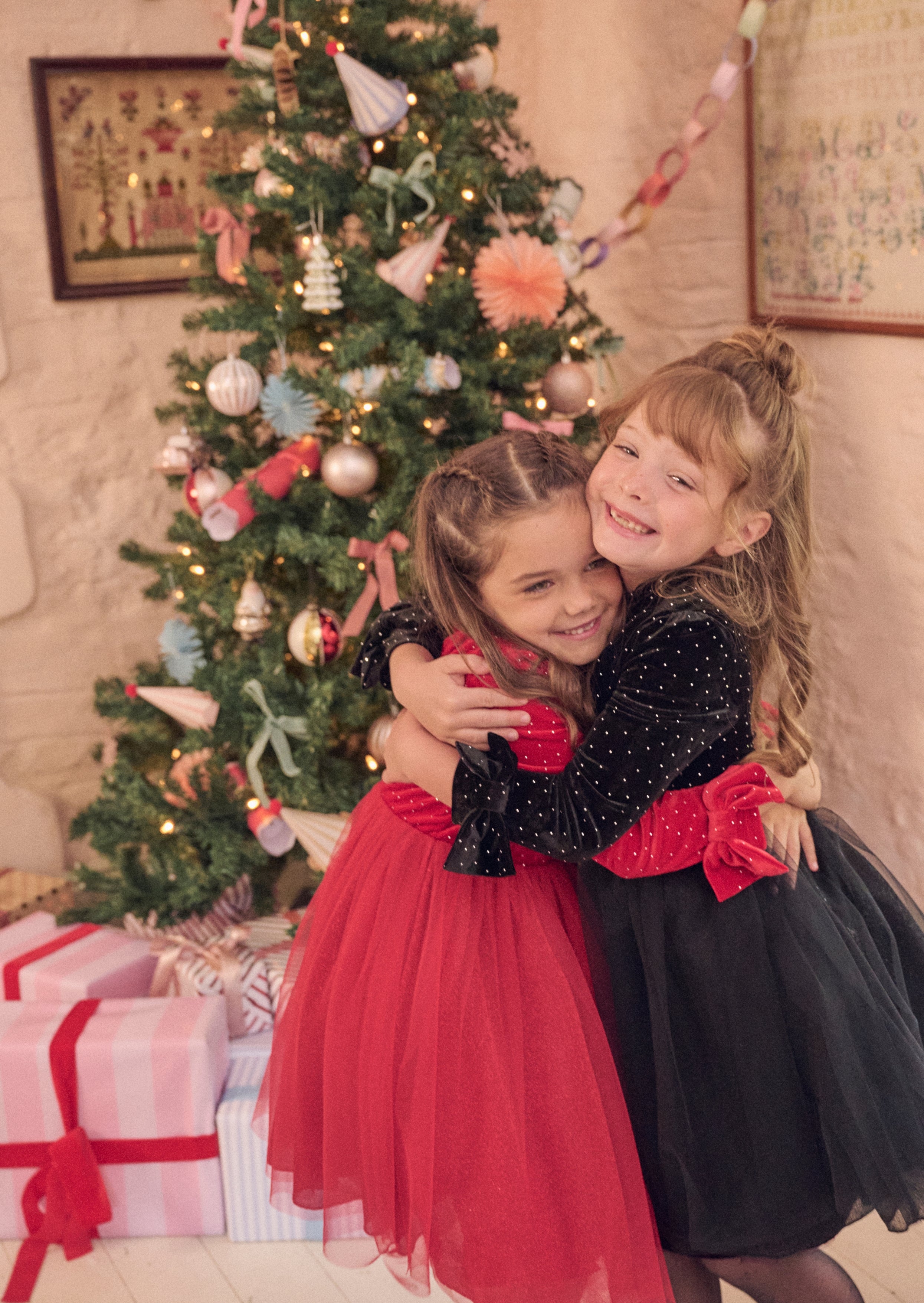 Elsie Velvet Tulle Dress