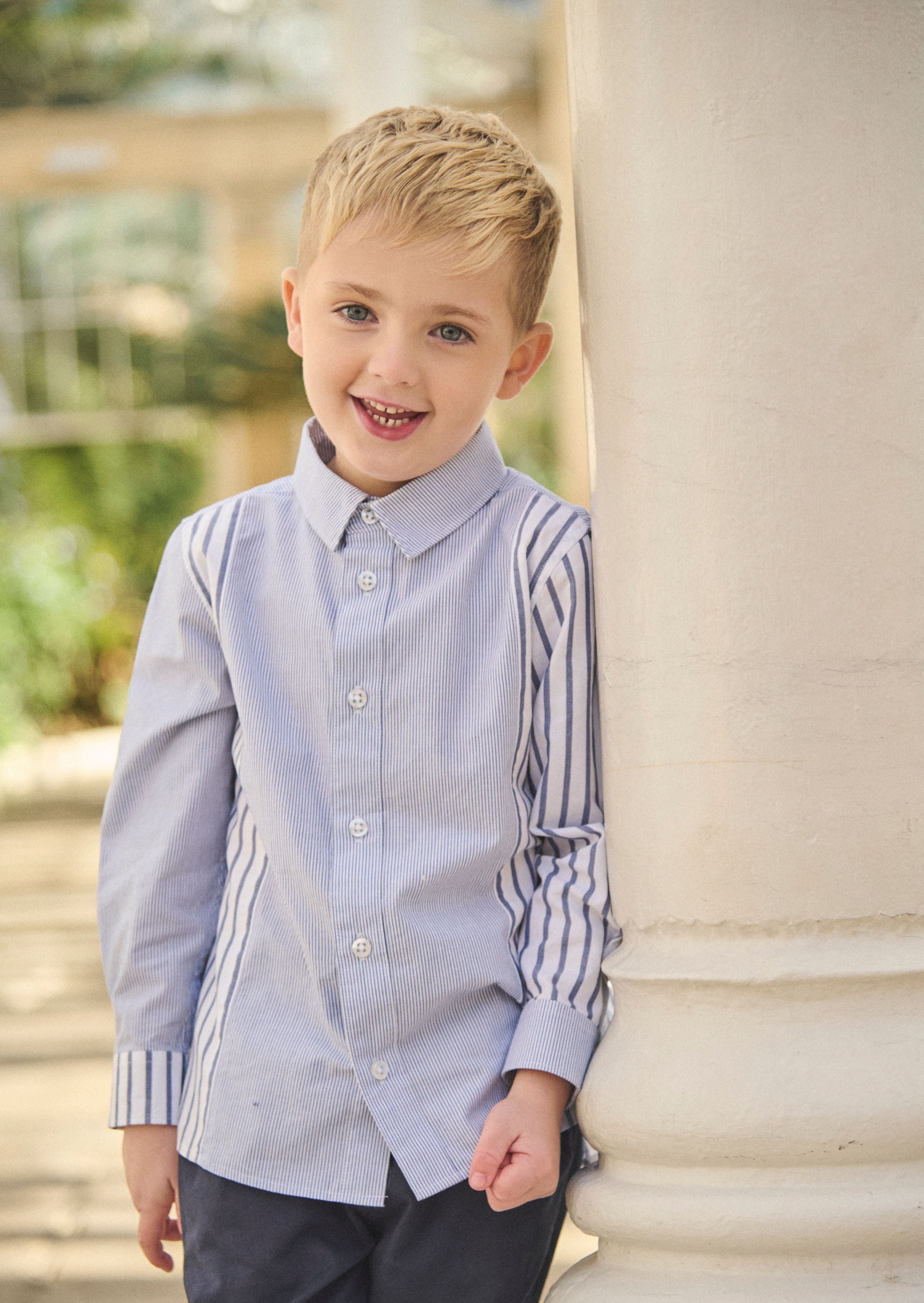 Miles Cut & Sew Stripe Shirt