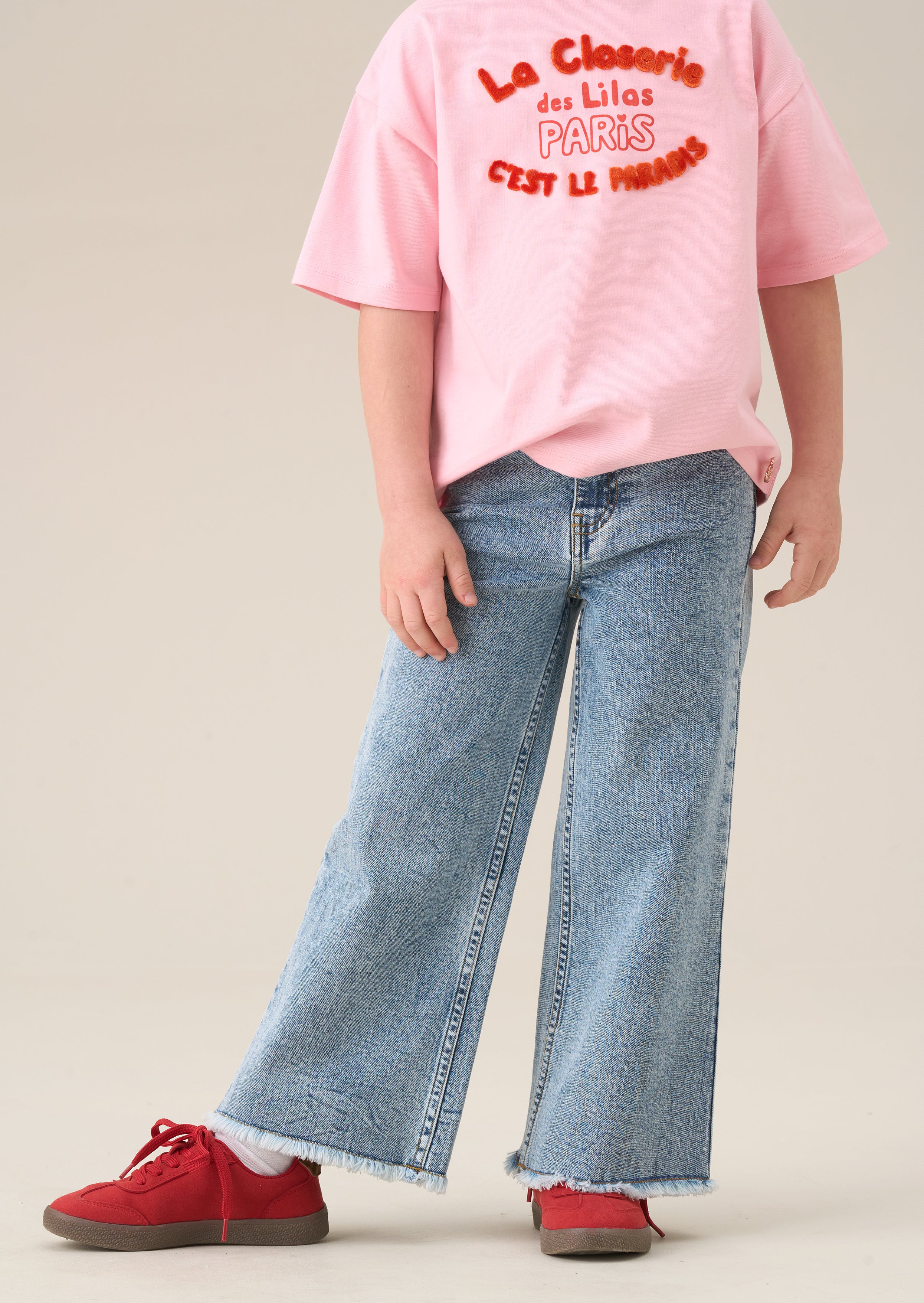 Brooke Wide Leg Heart Pocket Jean