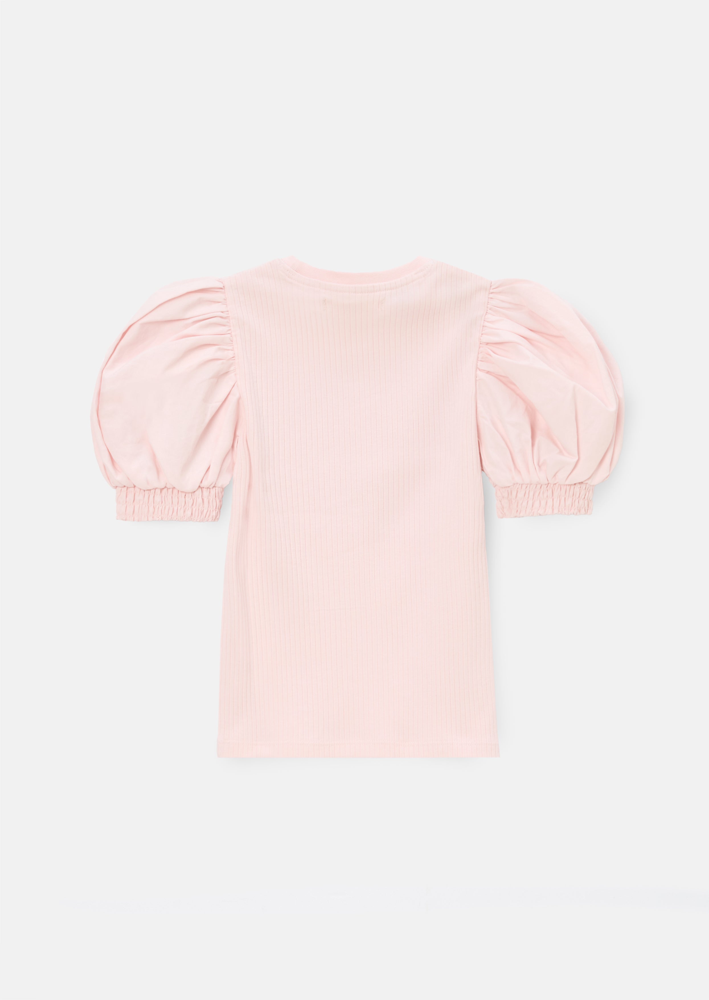 T-shirt côtelé cœur rose Agatha