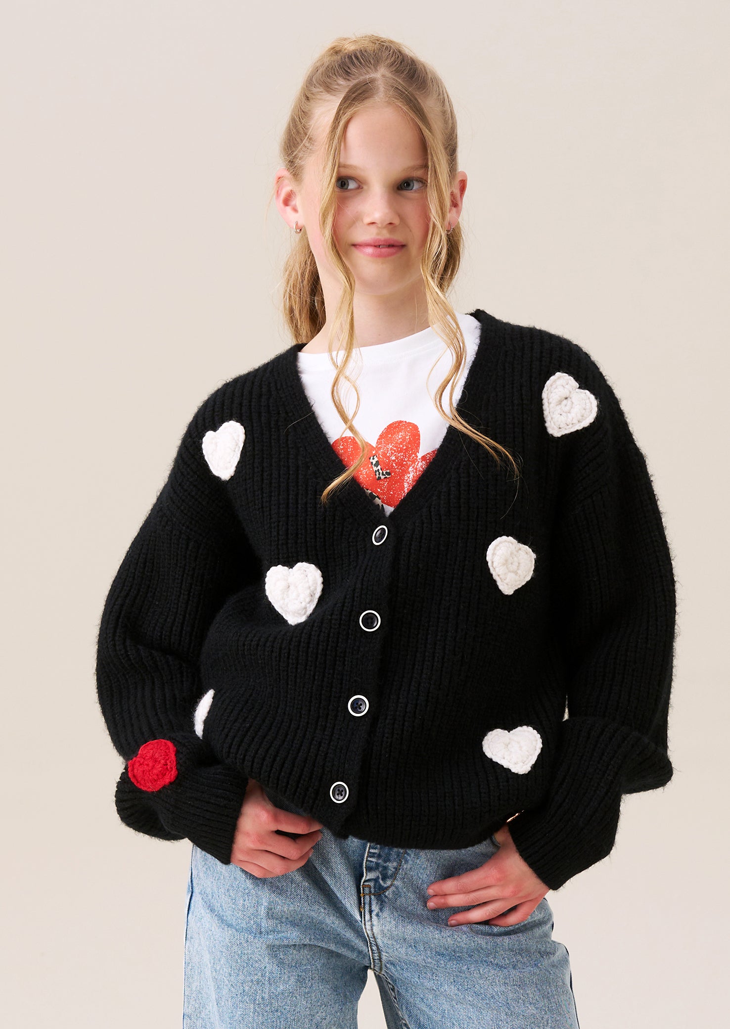 Everly Heart Cardigan