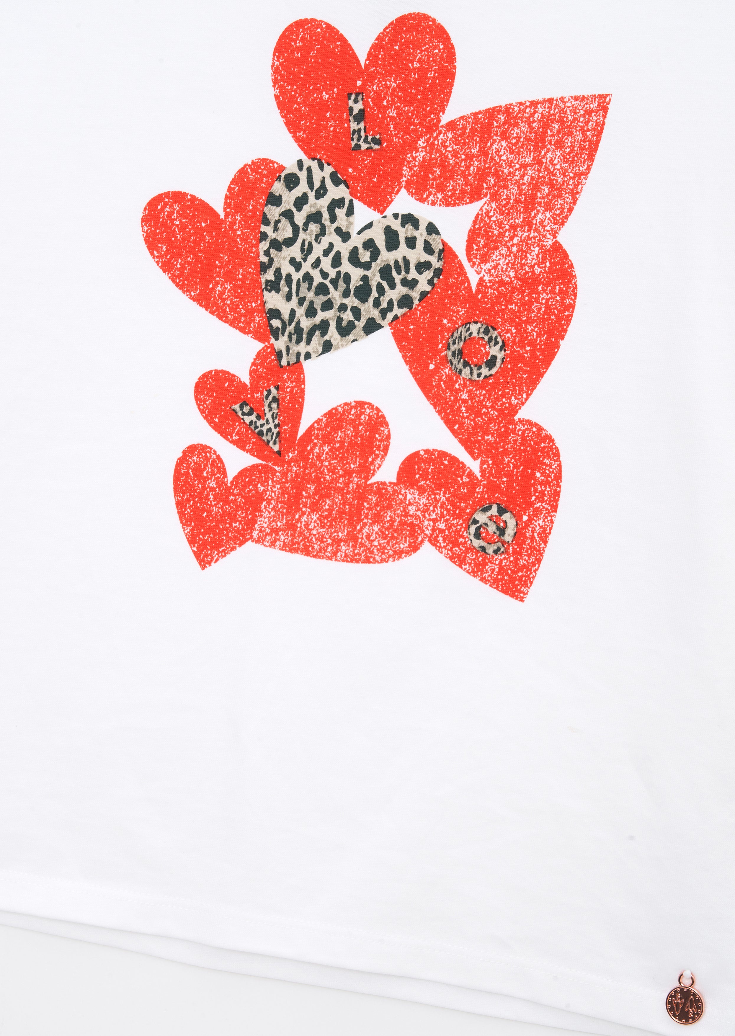 T-shirt oversize imprimé cœur Quinn