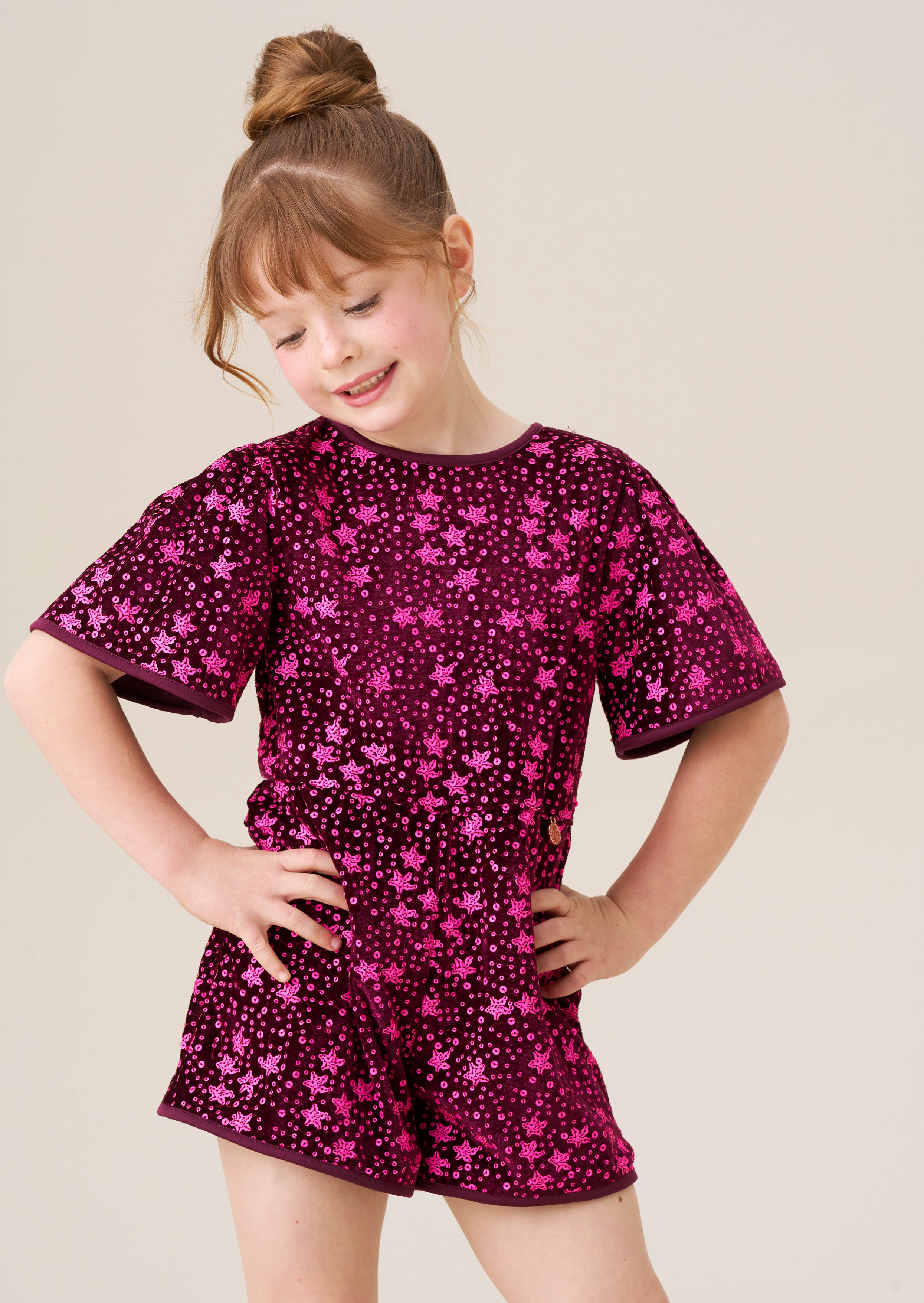 Combinaison courte à sequins Nova