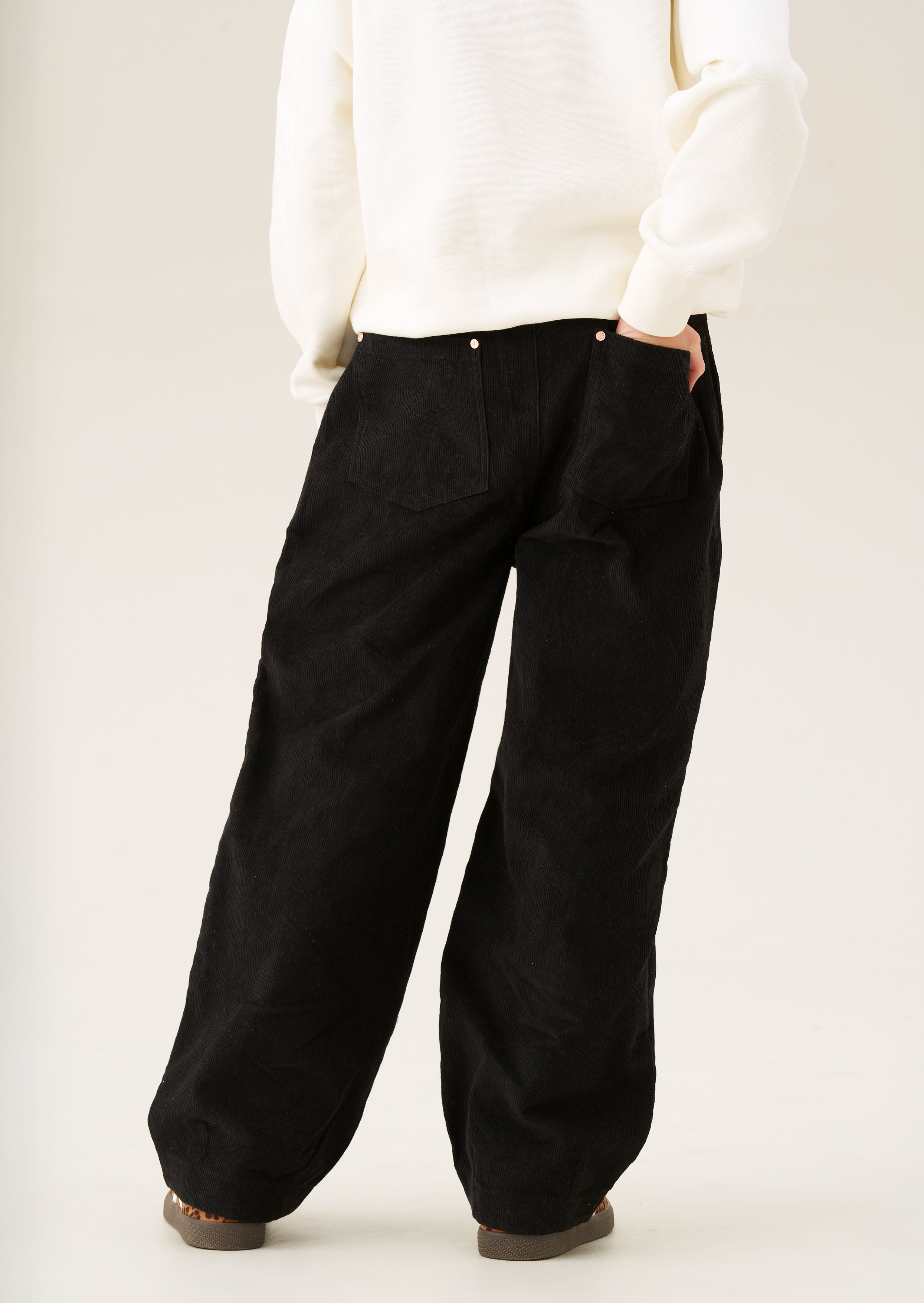 Zoe Wide Leg Cord Trousers