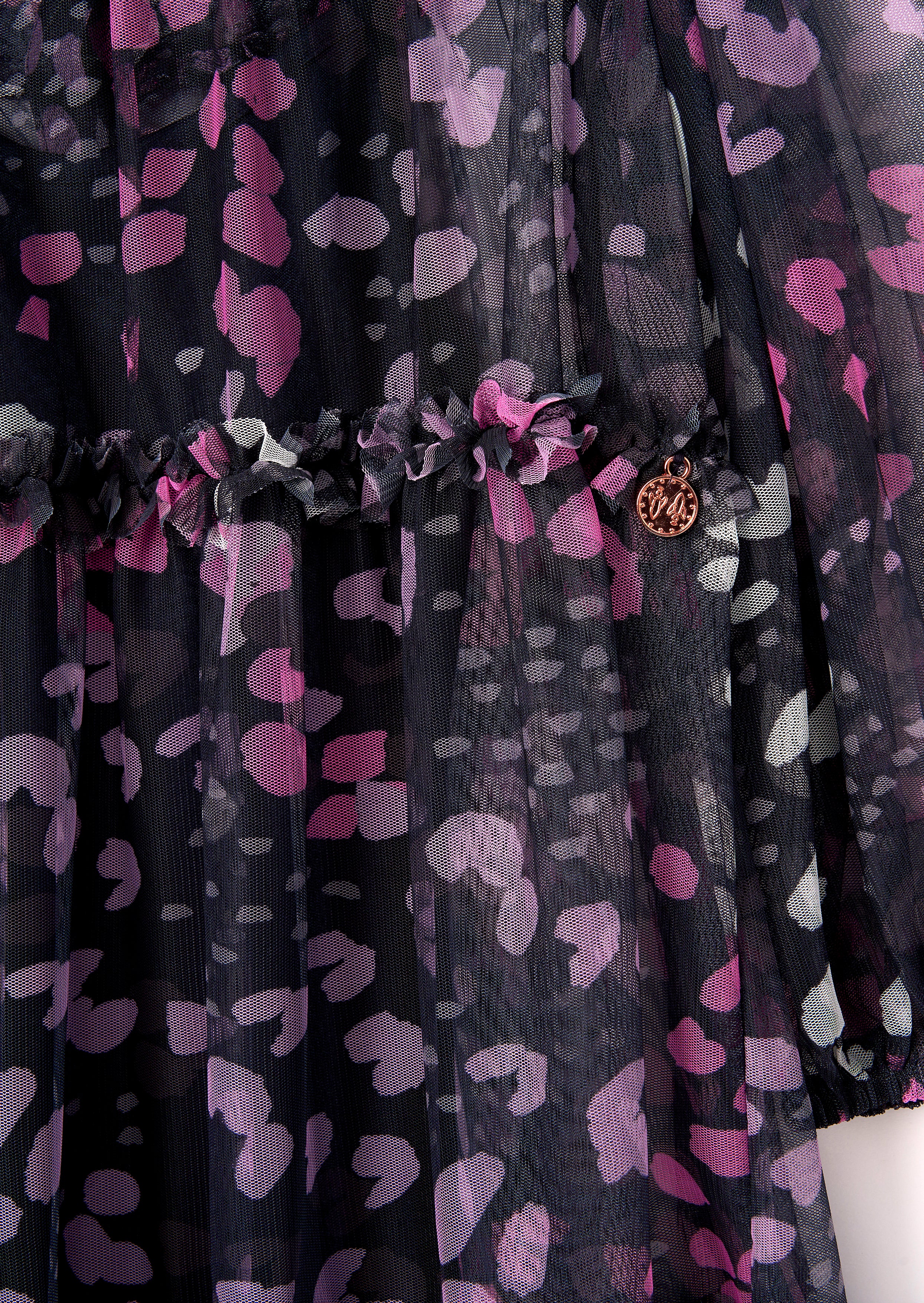 Cara Printed Mesh Dress