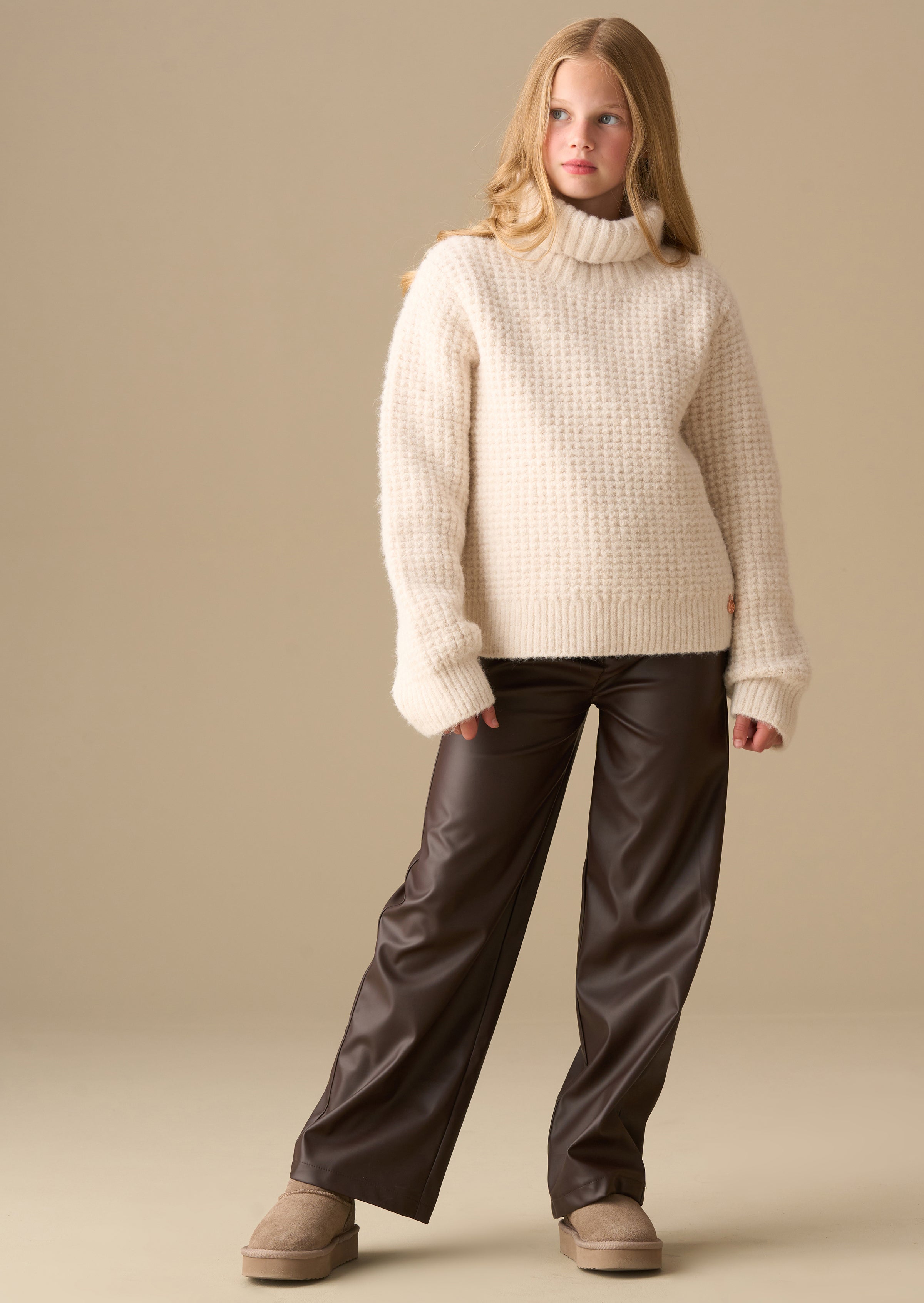 Alana Faux Leather Trousers
