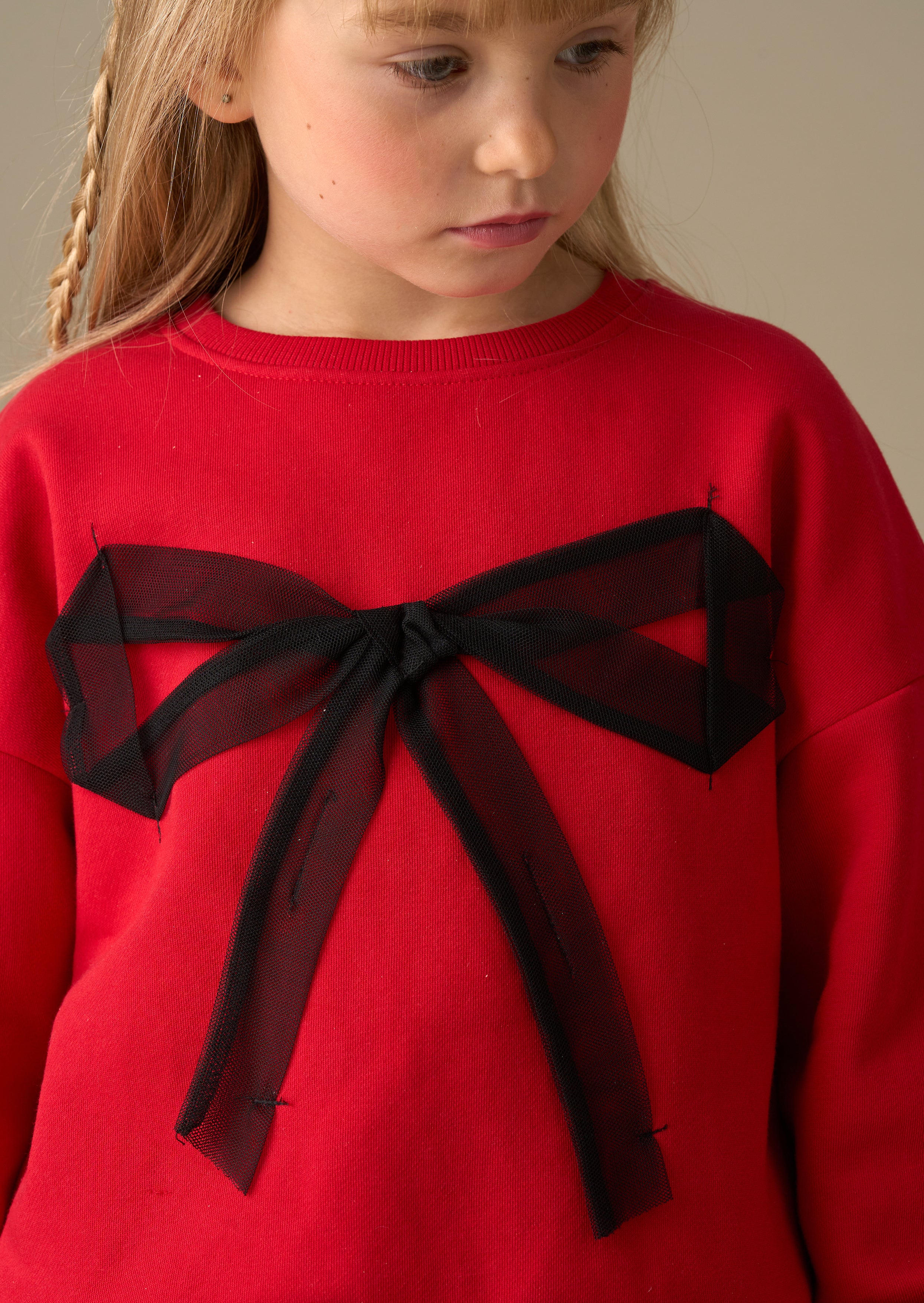 Freya Mesh Bow Sweat