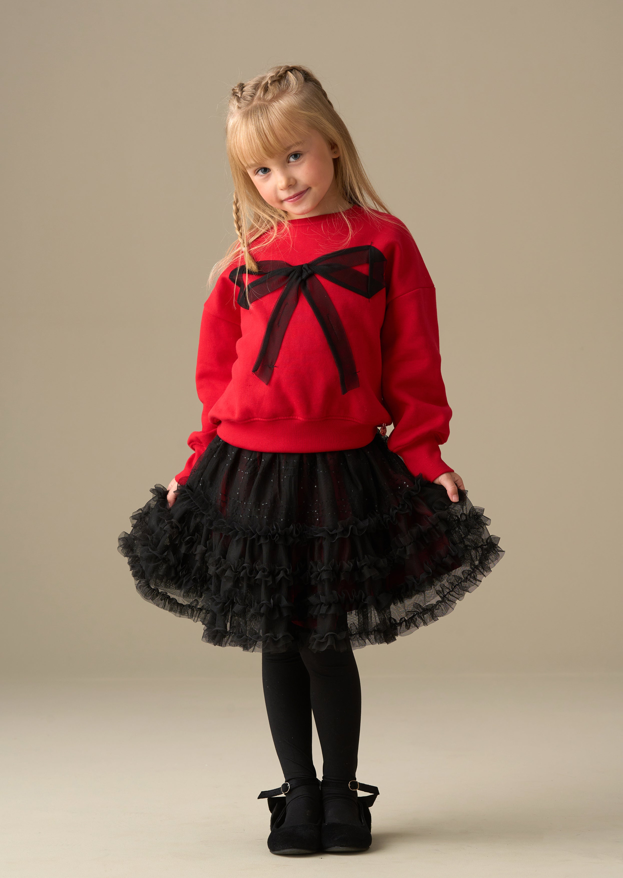 Freya Mesh Bow Sweat