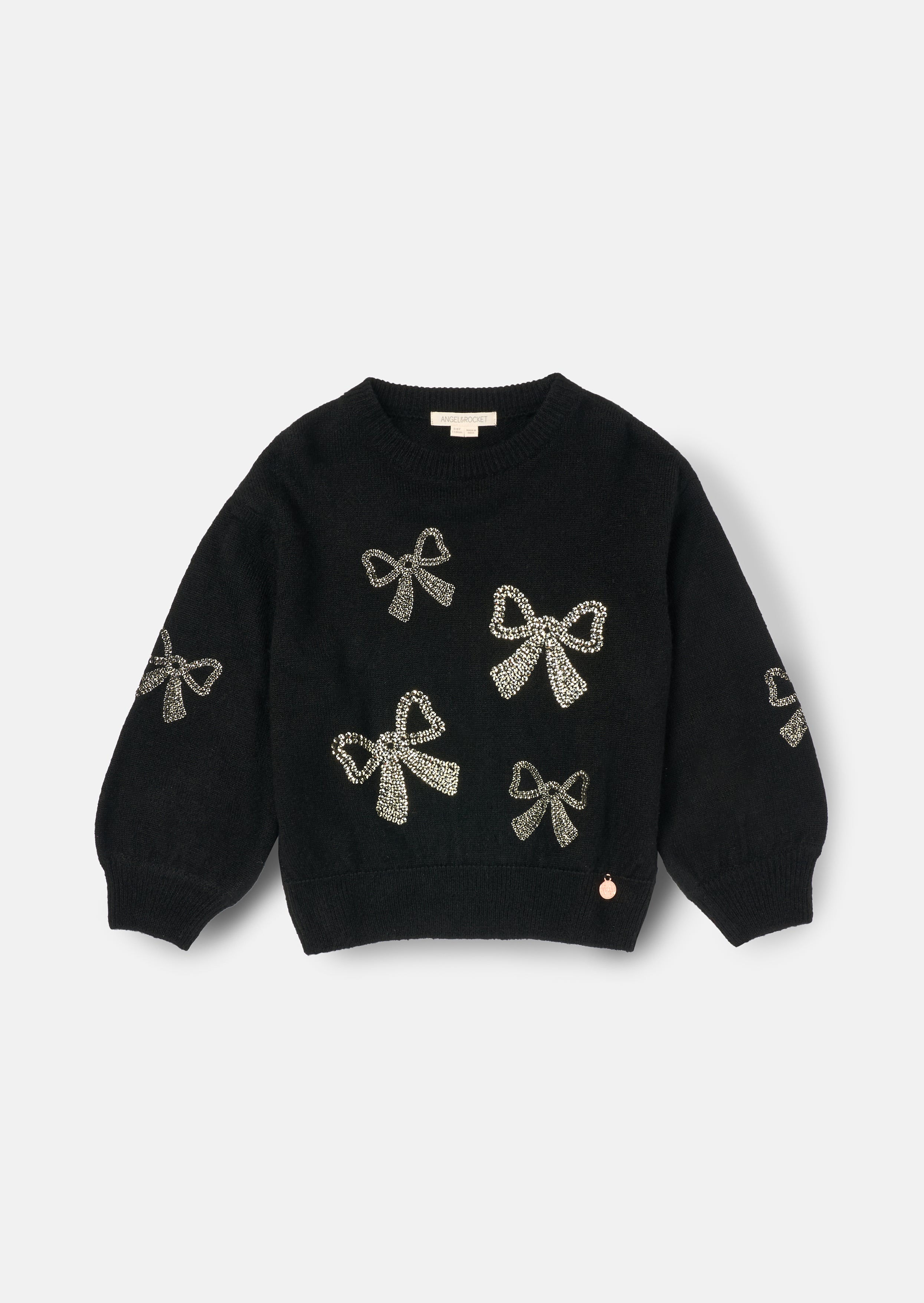 Anna Sequin Bow Jumper