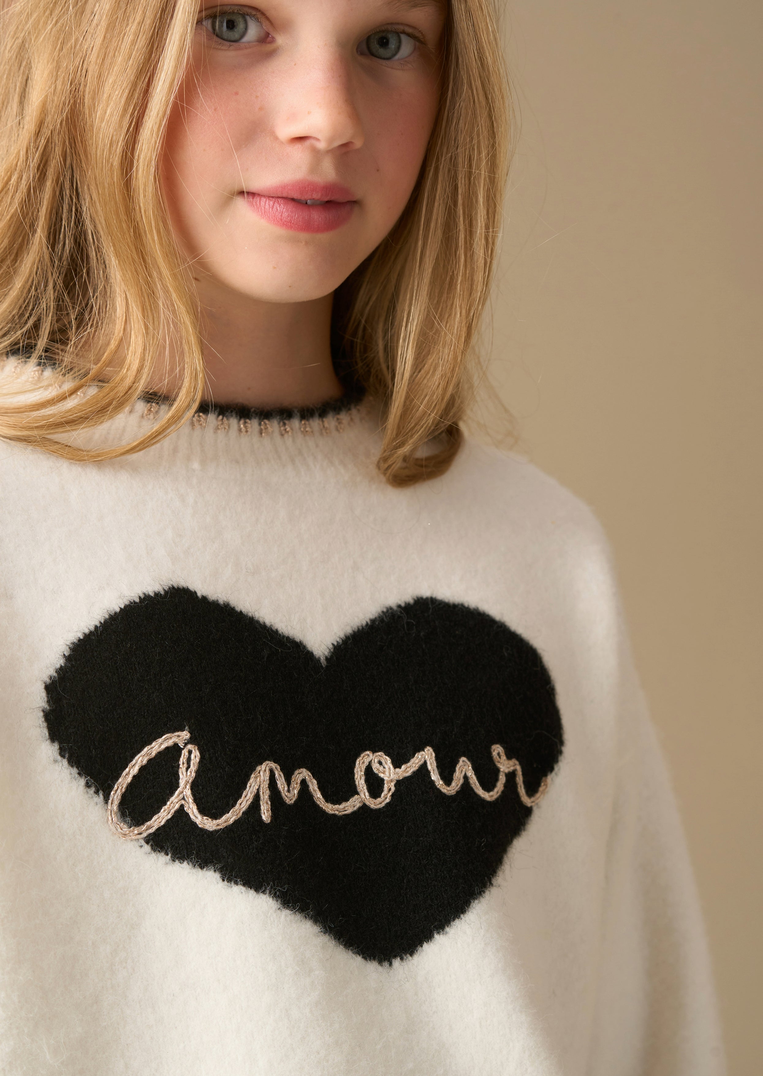 Callie Amour Herz Pullover