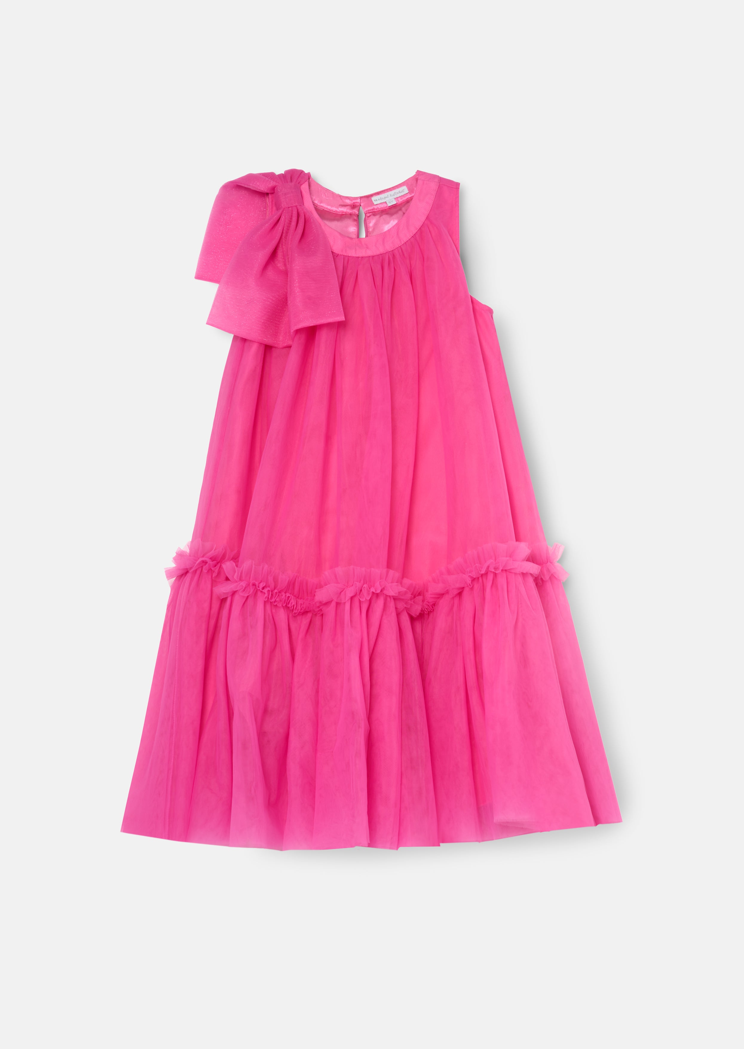 فستان تالولا بكتف القوس من التول