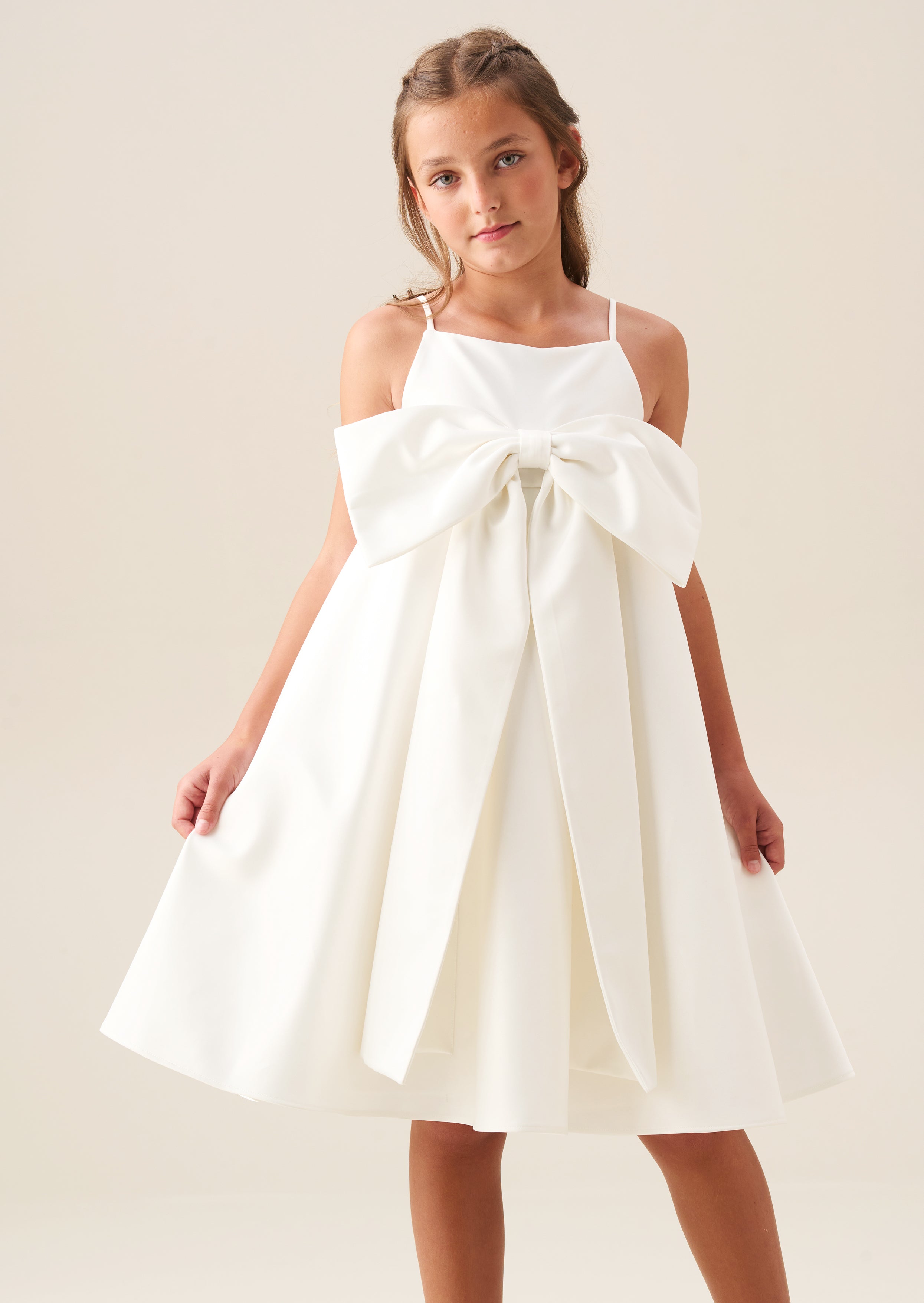 Gabriella Bow Pleat Dress