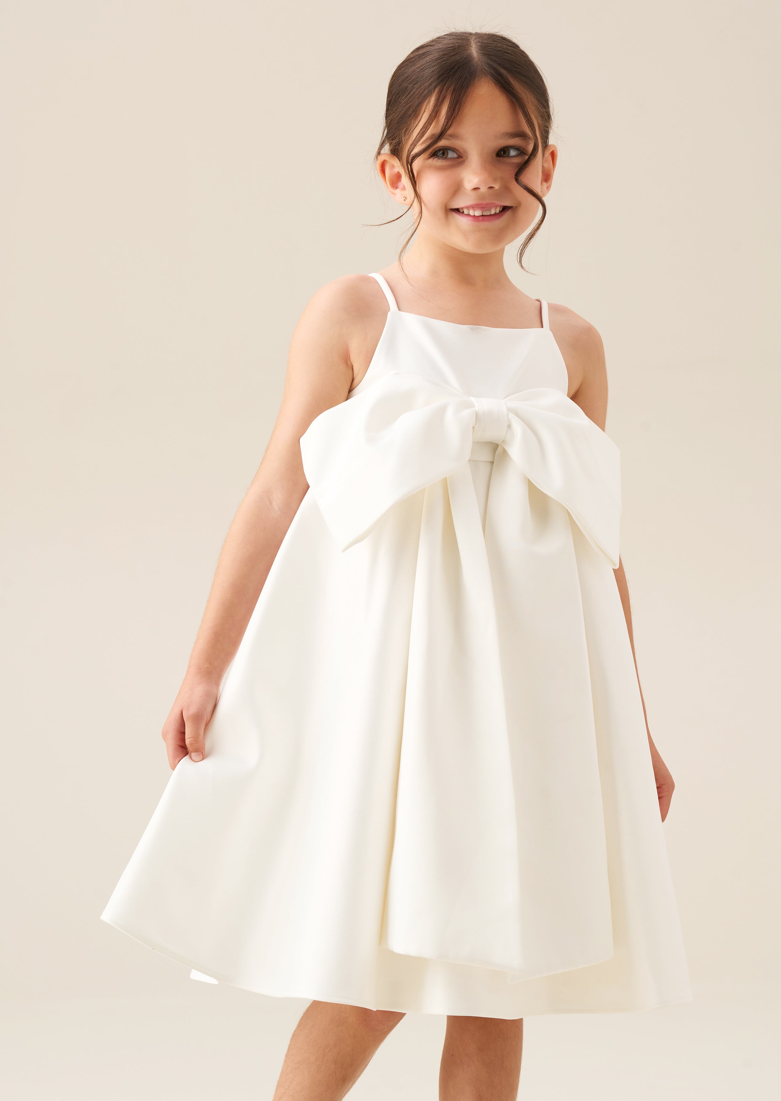Gabriella Bow Pleat Dress