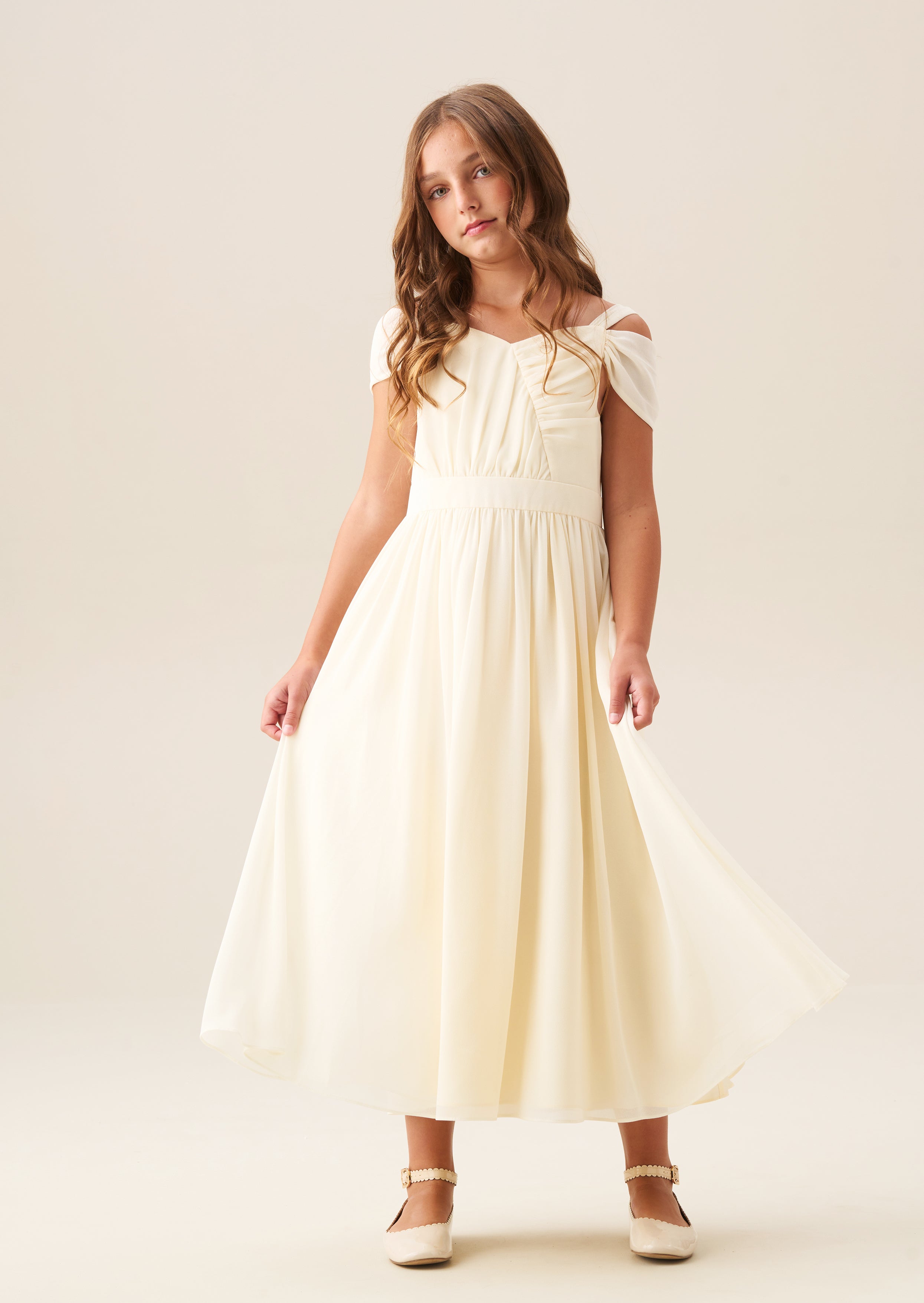 Lena Yellow Maxi Dress