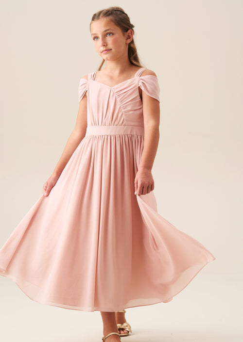 Robe maxi blush Lena
