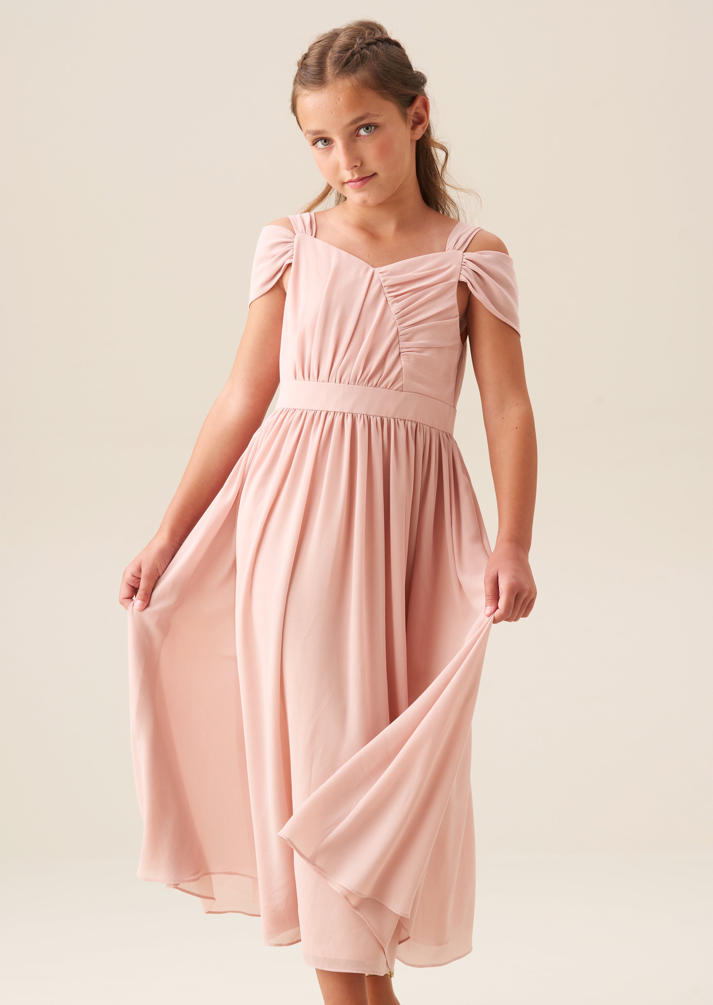 Lena Blush Maxi Dress