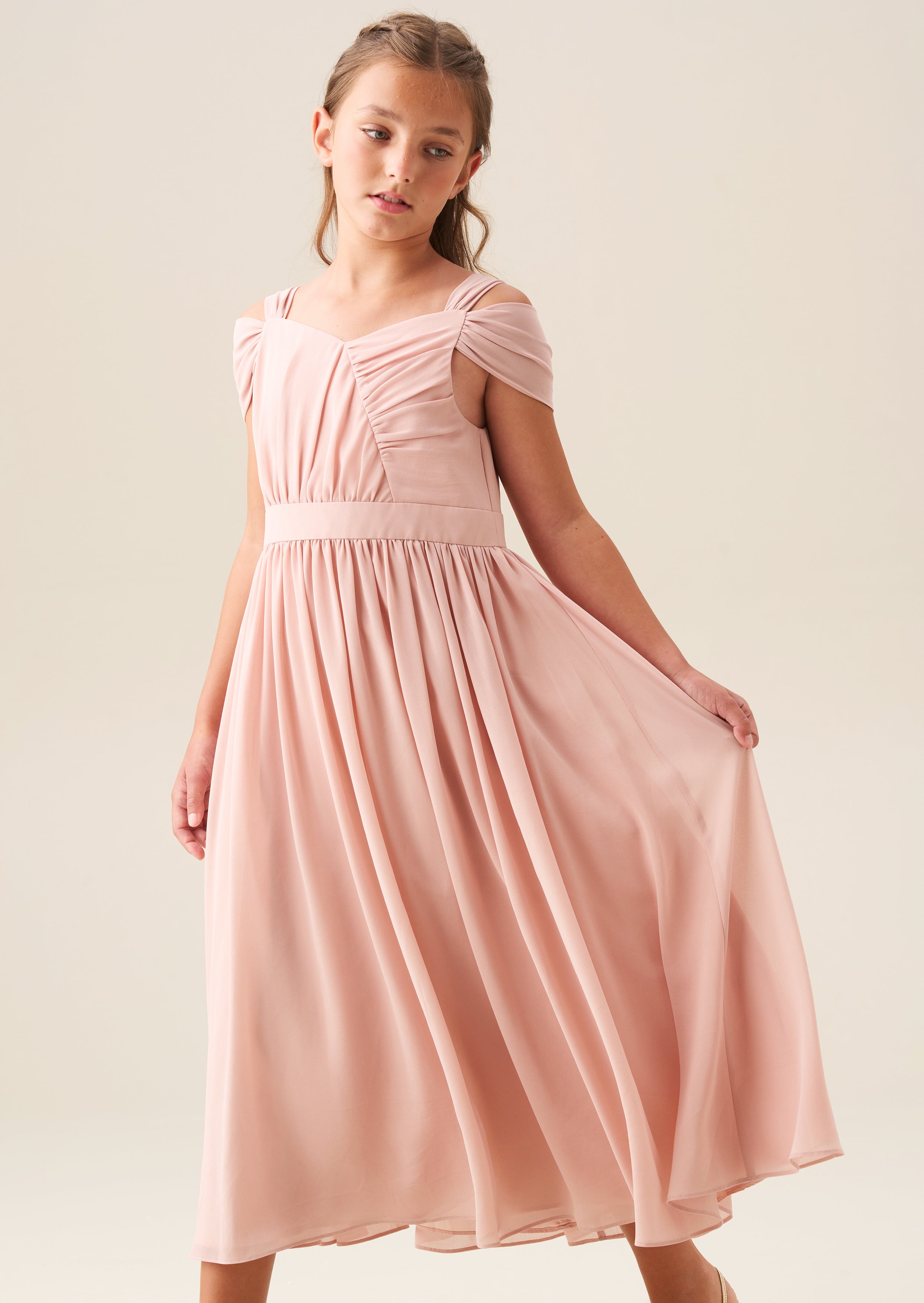 Lena Blush Maxi Dress