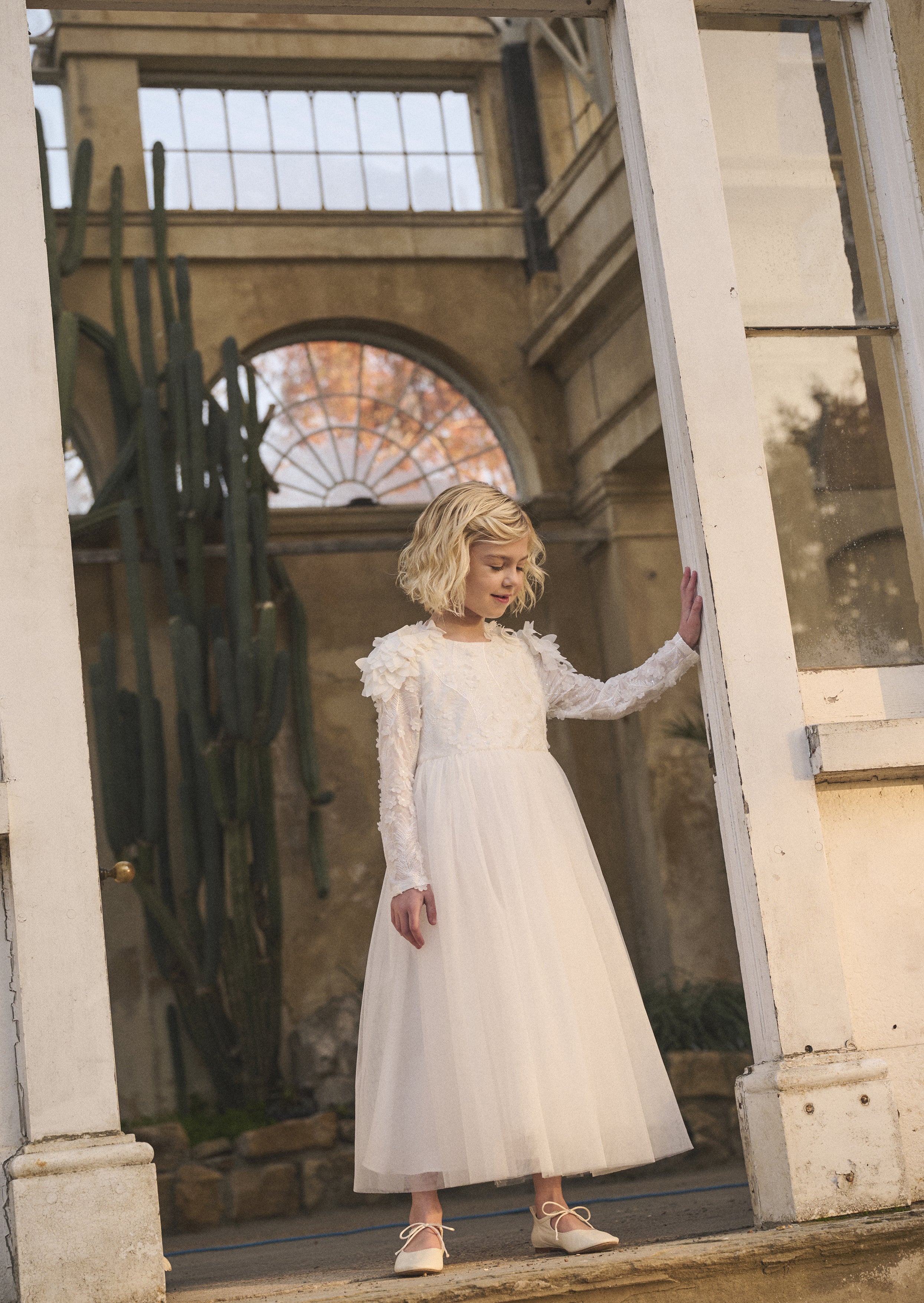 Robe en maille ornée Gabrielle