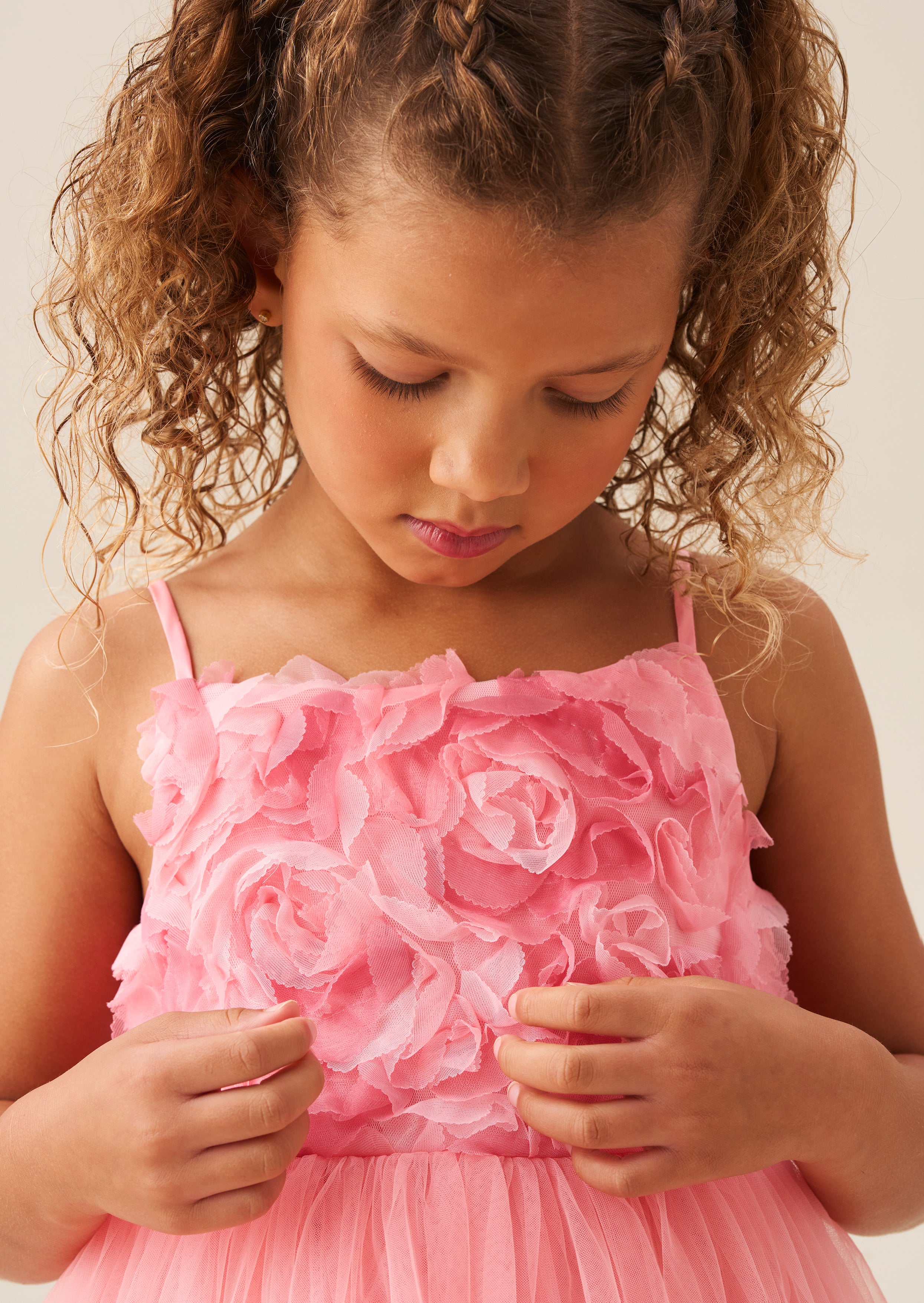 Rosie Embellished Flower Dress