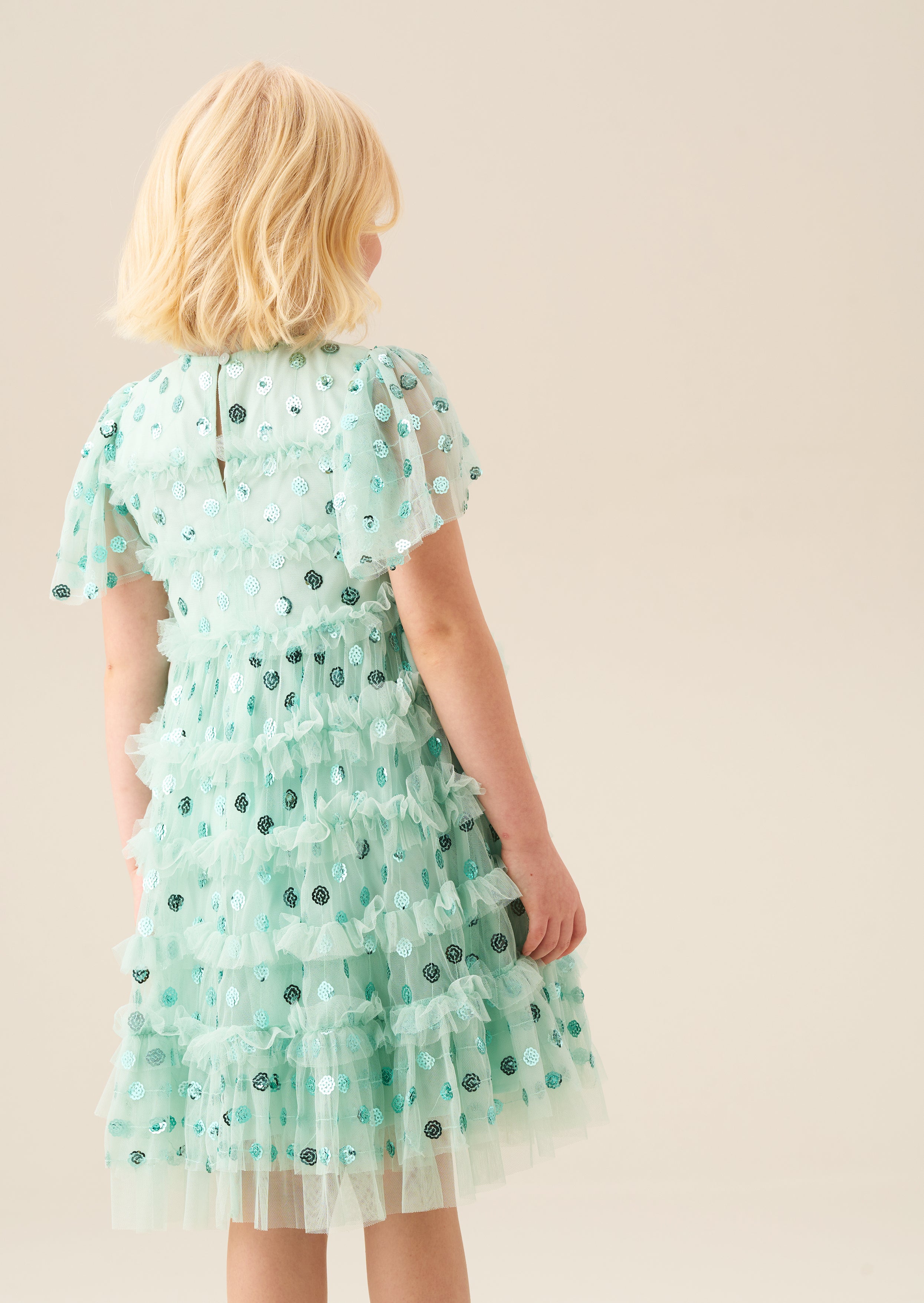 Bea Mesh Frill Dress