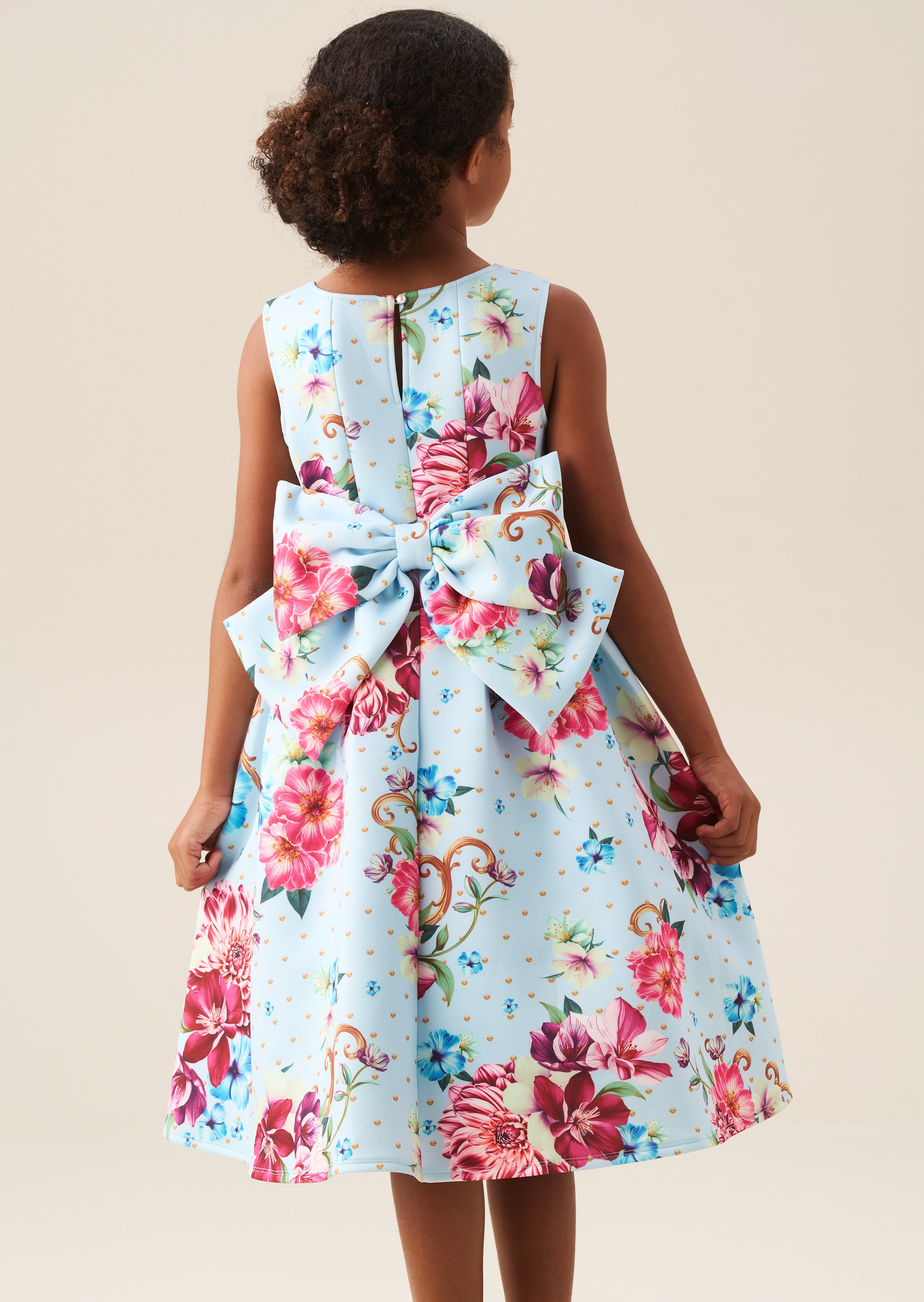 Vestido entallado plisado Lola