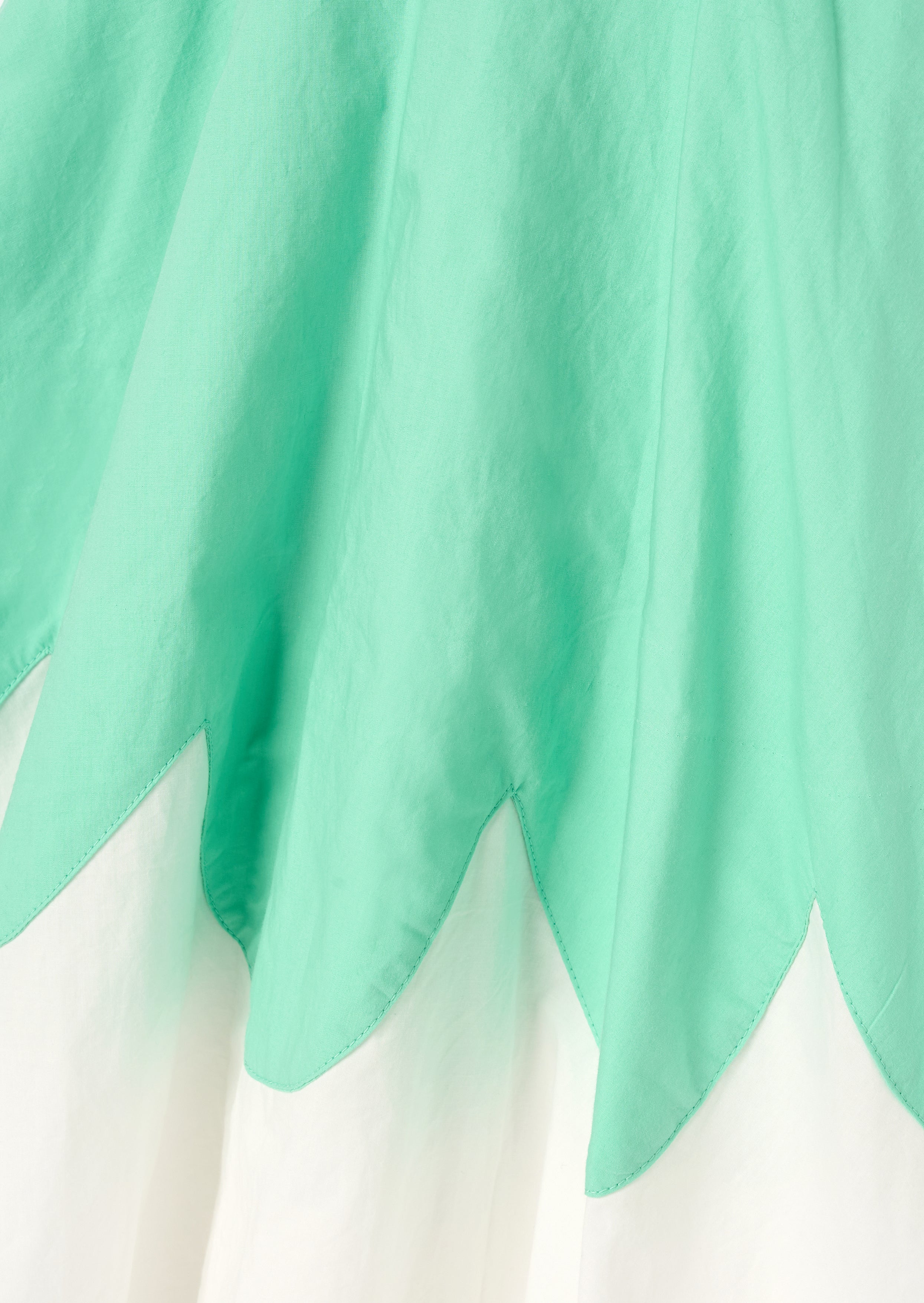 Allegra Green Scallop Swing Dress