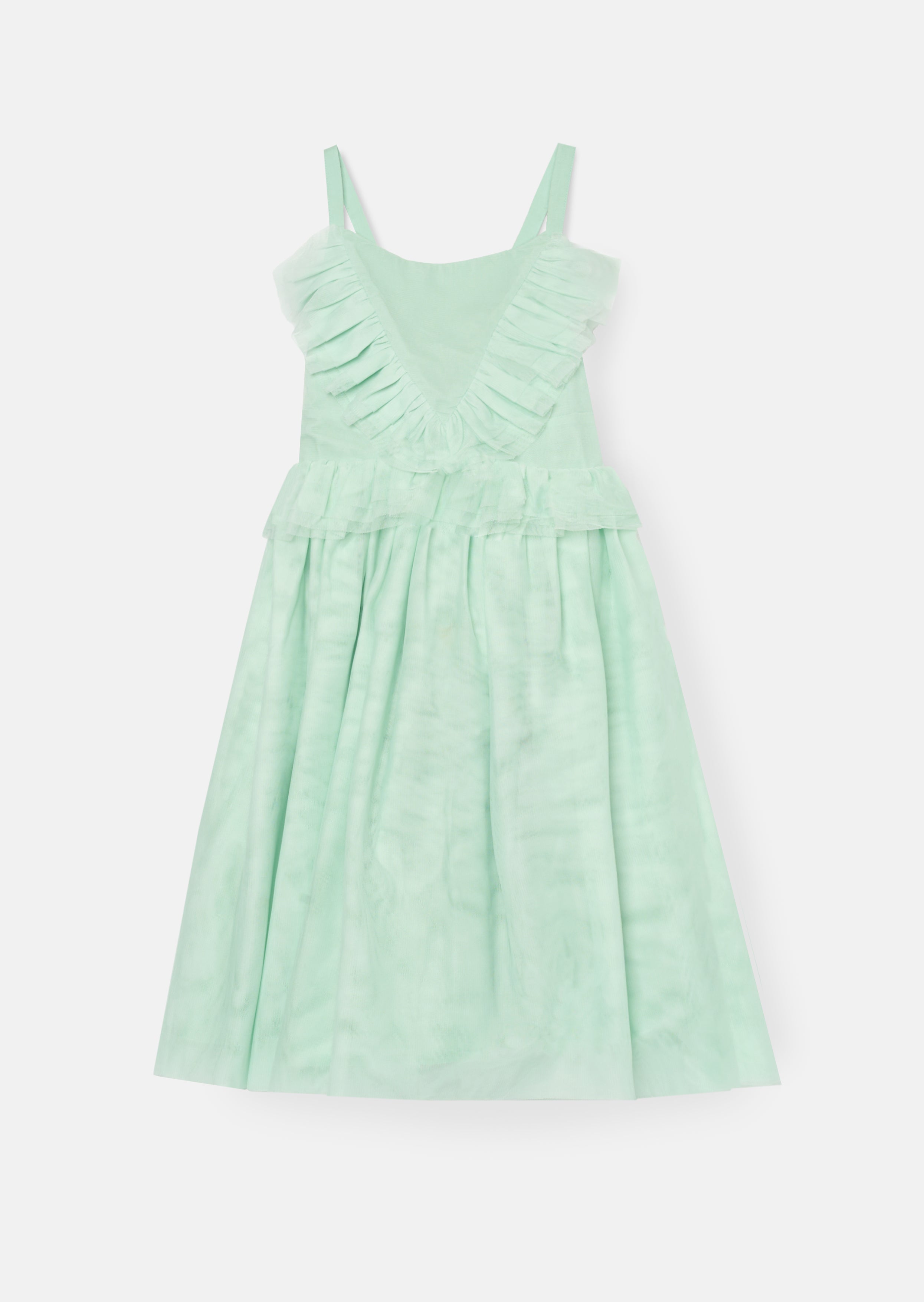 فستان ليليا شبكي بكشكشة