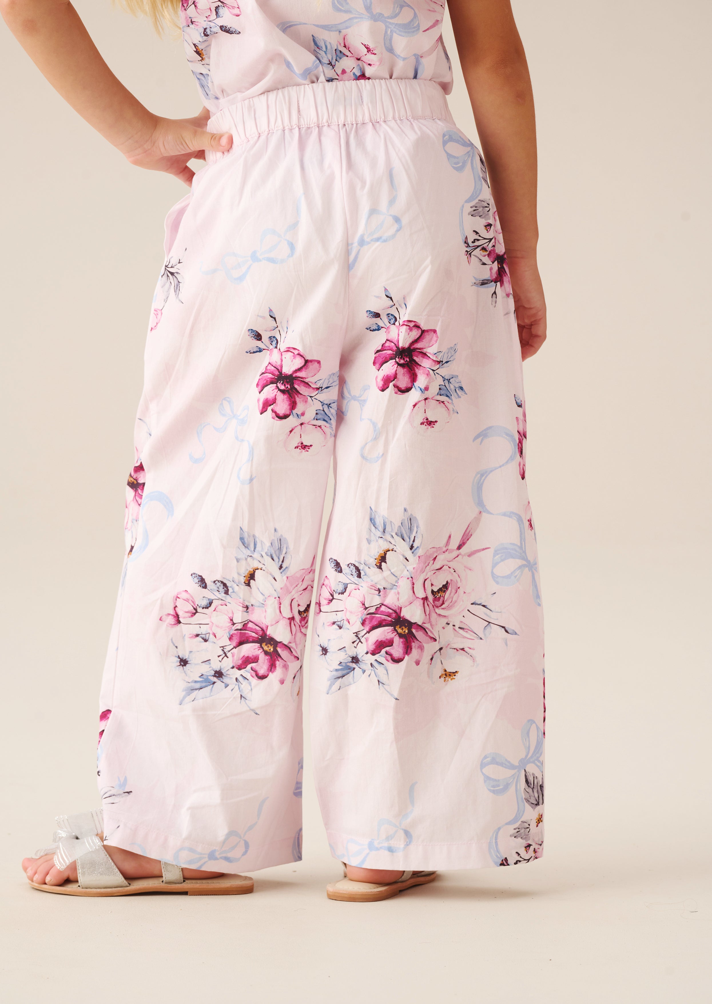 Cleo Floral Wide Leg Trousers