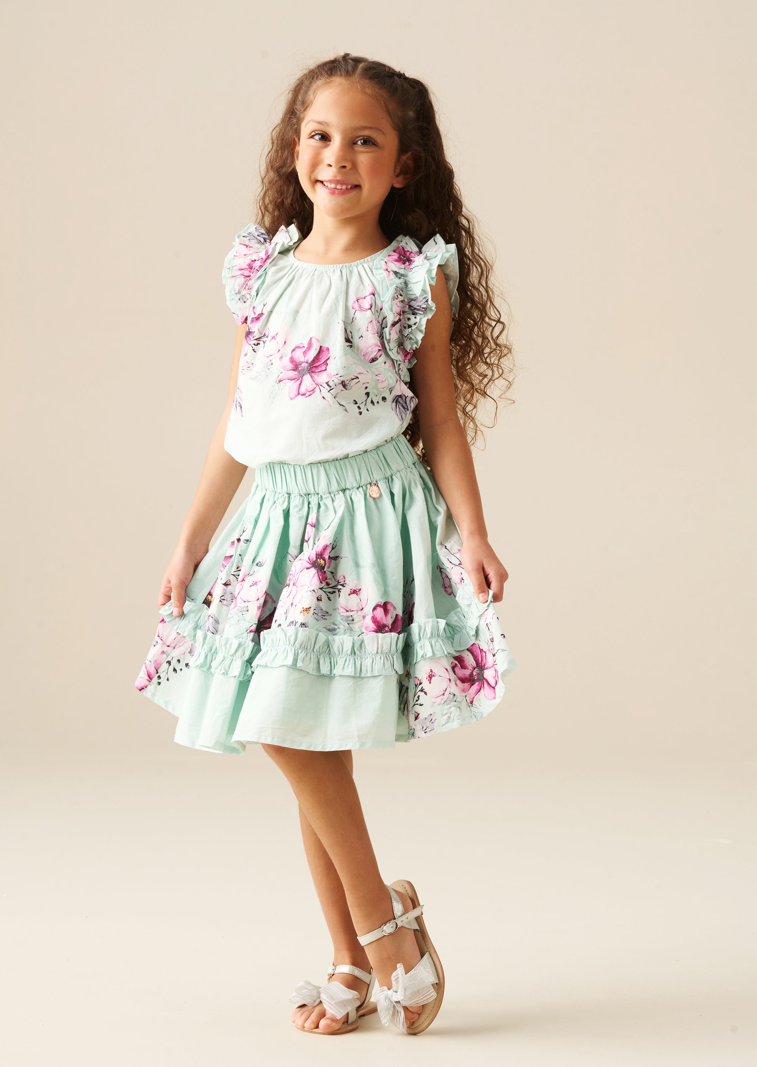 تنورة نينا بحافة كشكش