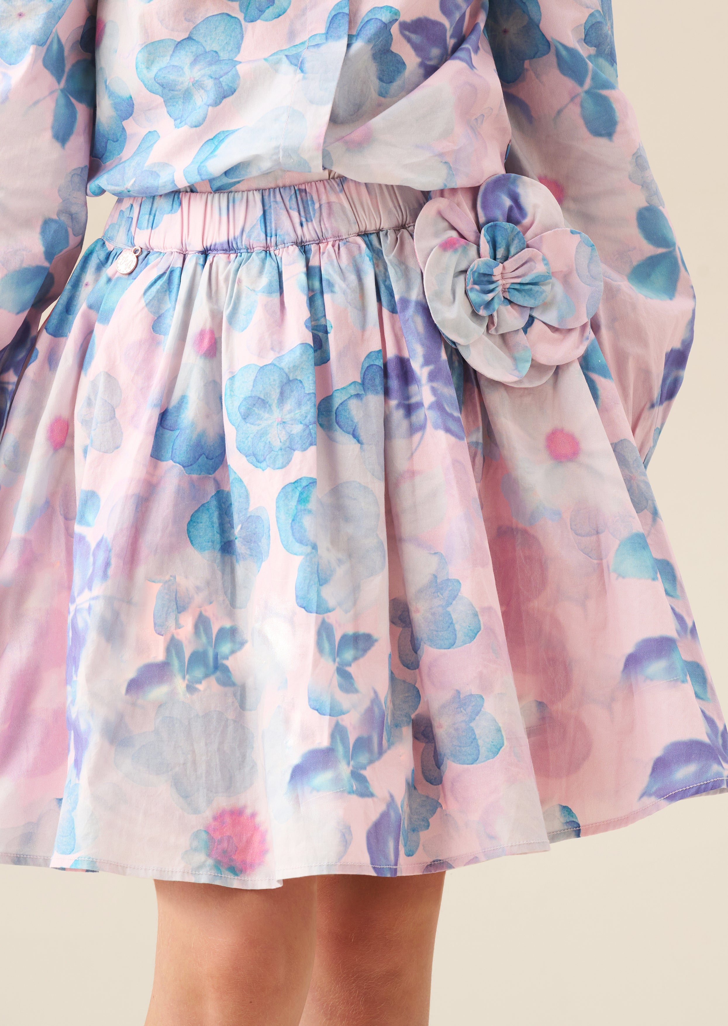 تنورة كورساج فلورال سليا