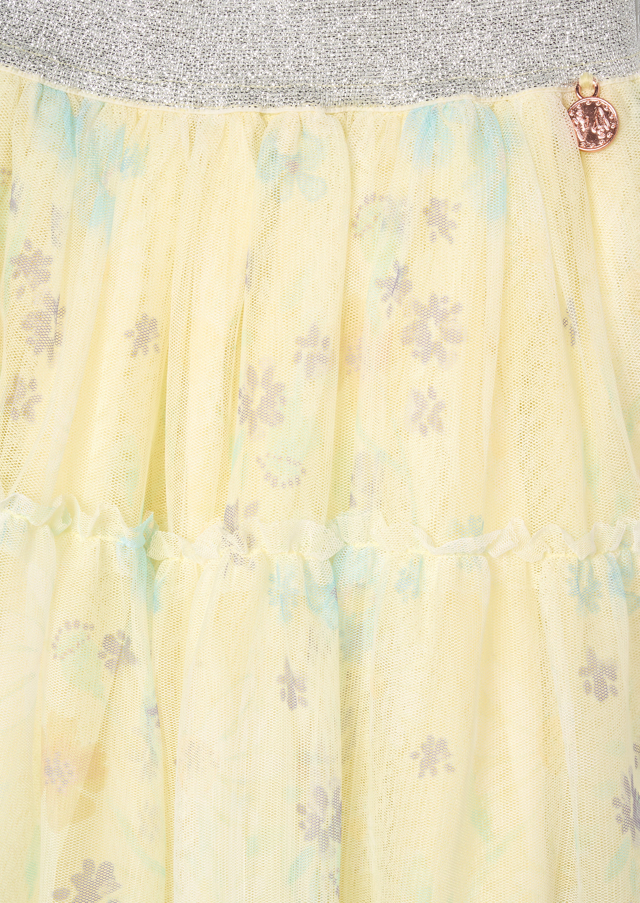 Mae Floral Print Mesh Skirt