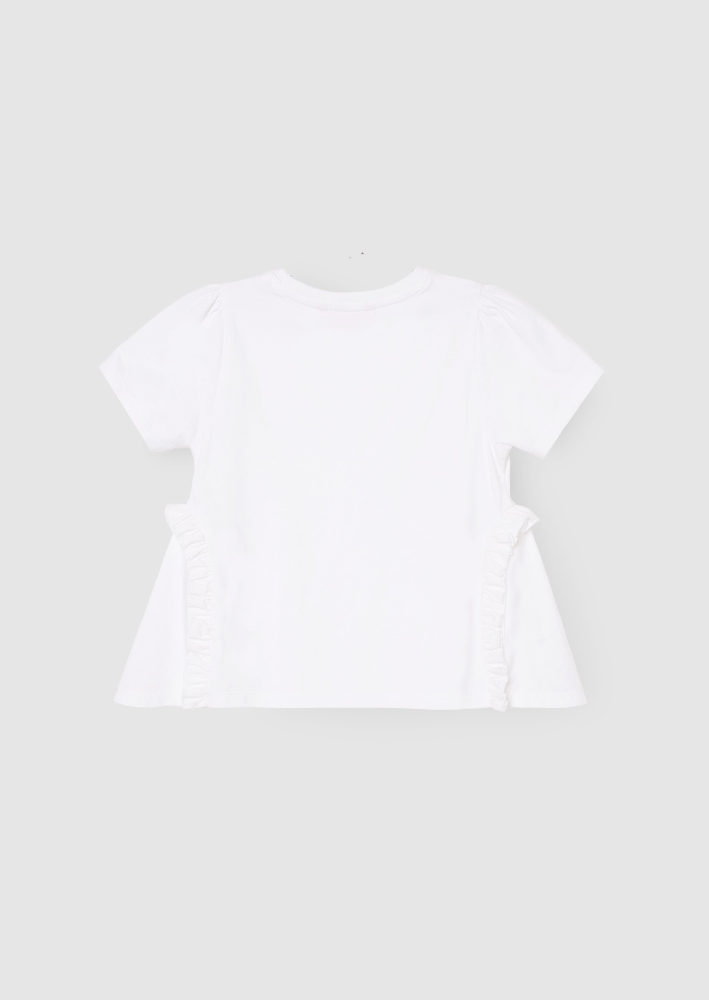 Pippa Gewebtes Peplum Rüschent-Shirt